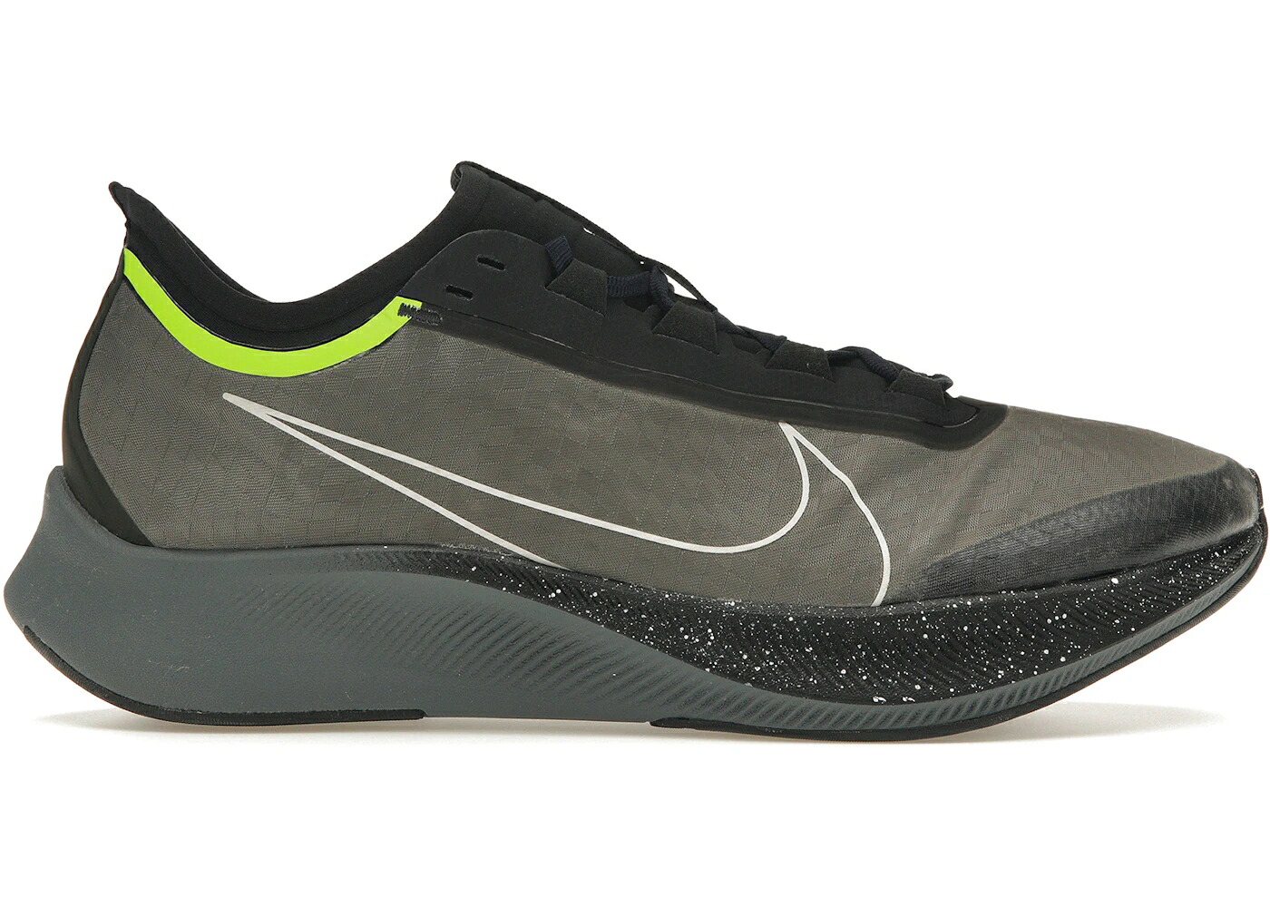 ナイキ 望遠レンズ 割り増し金 黒いこと 黒いこと 望遠レンズ飛球 スニーカー メンズ NIKE ZOOM FLY 3 PREMIUM SEQUOIA / BLACK VOLT