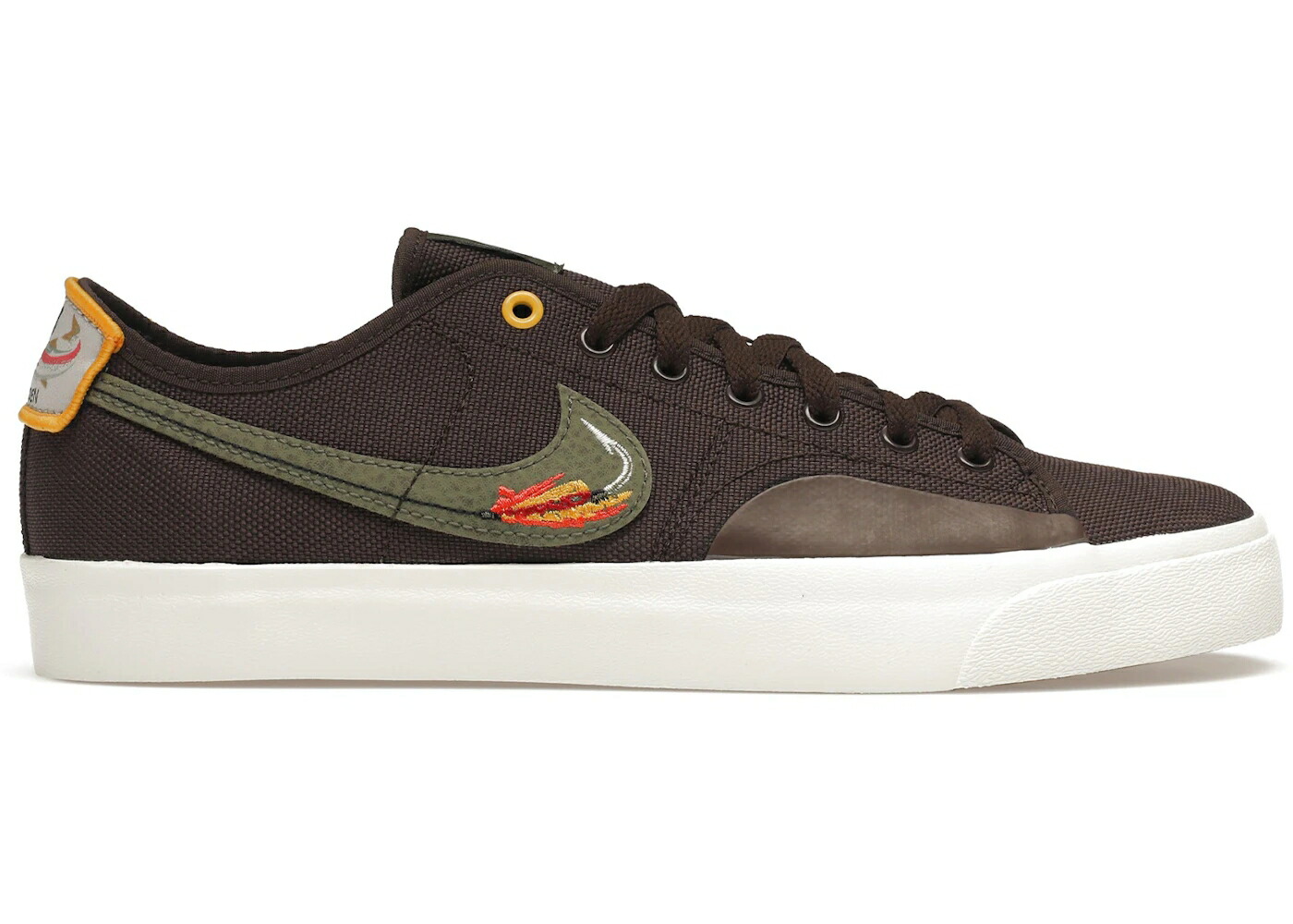 ナイキ エスビー ブレイザー 厚地の外套 赤銅色 赤銅色 スニーカー メンズ NIKE SB BLAZER COURT DAAN VAN DER LINDEN BAROQUE BROWN / BAROQUE BROWN LIGHT BONE DARK