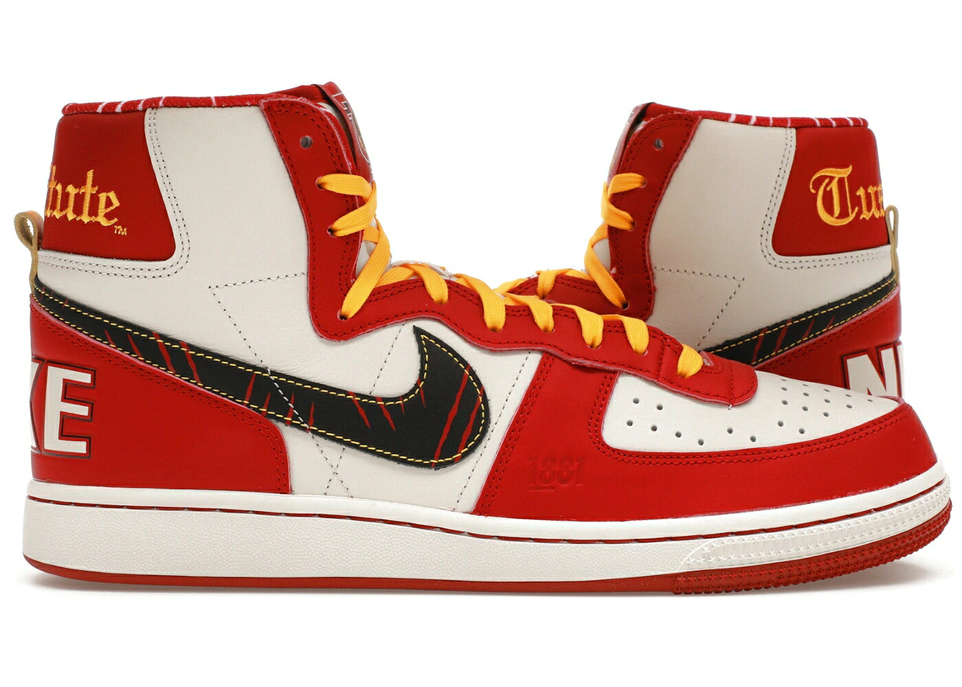 ナイキ ターミネーター 御機嫌 黒いこと 黒いこと 赤 赤いこと スニーカー メンズ NIKE TERMINATOR HIGH TUSKEGEE UNIVERSITY / PHANTOM BLACK PHANTOM TOUGH RED