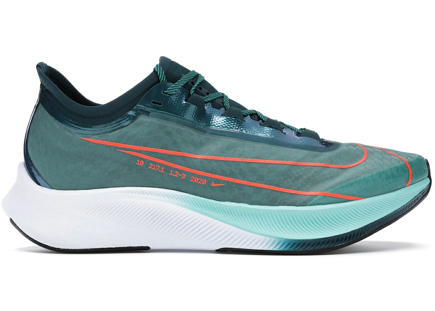ナイキ 望遠レンズ 割り増し金 緑 緑であること 望遠レンズ飛球 スニーカー メンズ NIKE ZOOM FLY 3 PREMIUM NEPTUNE GREEN/MIDNIGHT TURQUOISE / NEPTUNE GREEN MIDNIGHT TURQUOISE