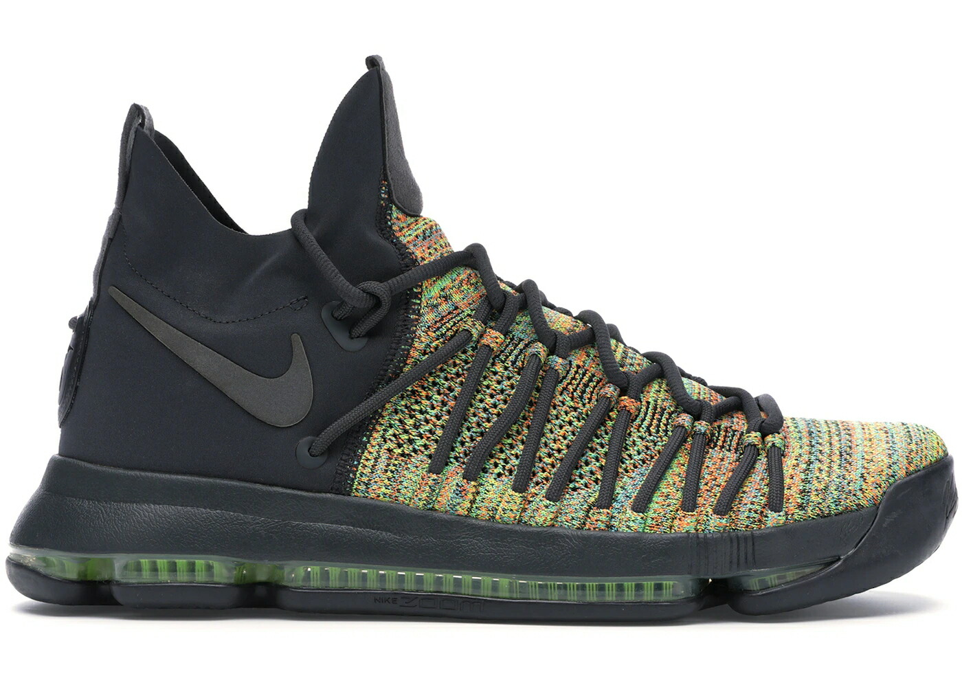 ナイキ エリート 黒いこと 黒いこと 薄墨色 薄墨色 スニーカー メンズ NIKE KD 9 ELITE MULTI-COLOR / MULTI COLOR BLACK WOLF GREY