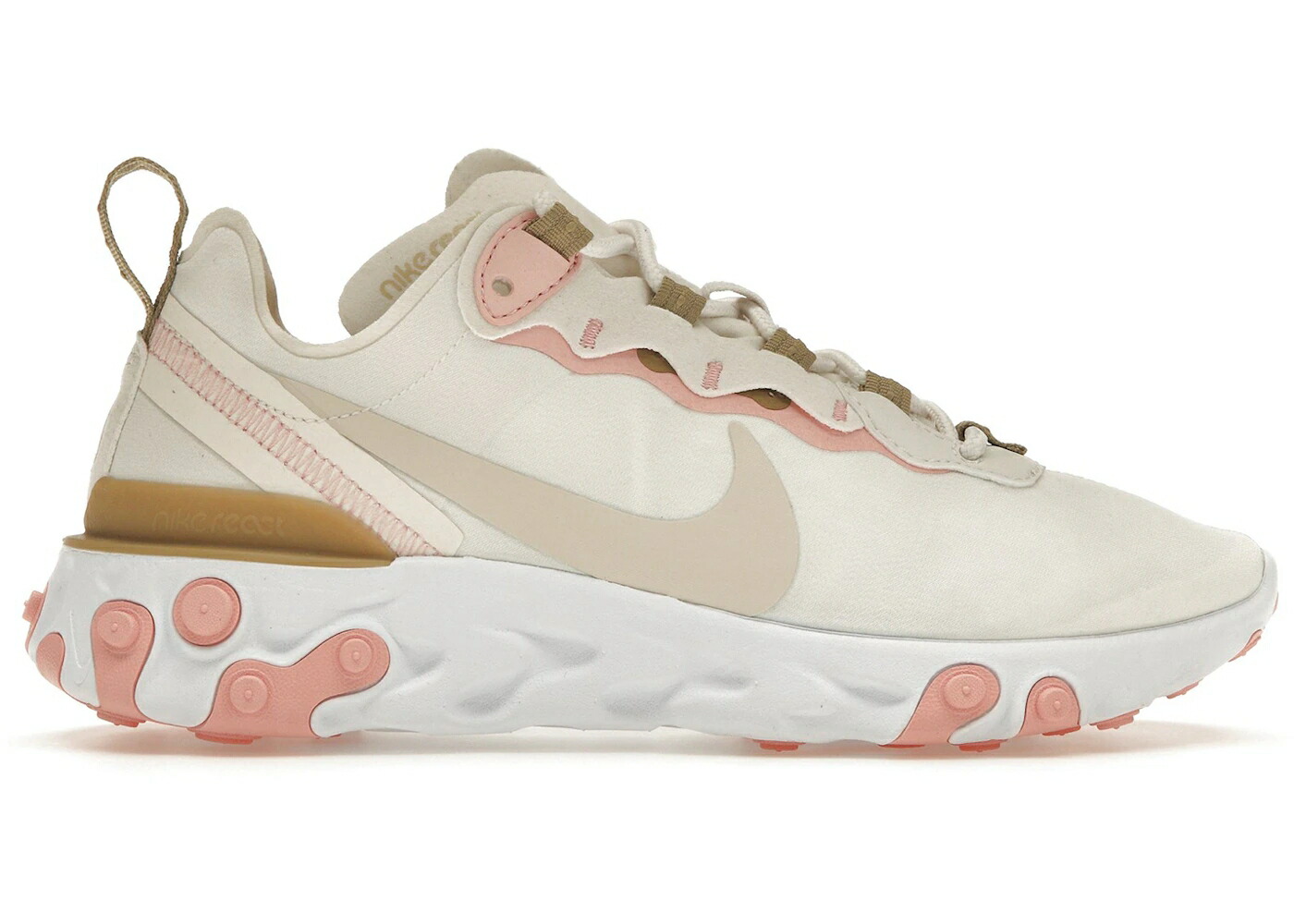 ナイキ リアクト 化学元素 赤銅色 赤銅色 WOMEN\u0027S スニーカー レディース NIKE REACT ELEMENT 55 LIGHT OREWOOD BROWN (WOMEN\u0027S) / LIGHT OREWOOD BROWN PARACHUTE