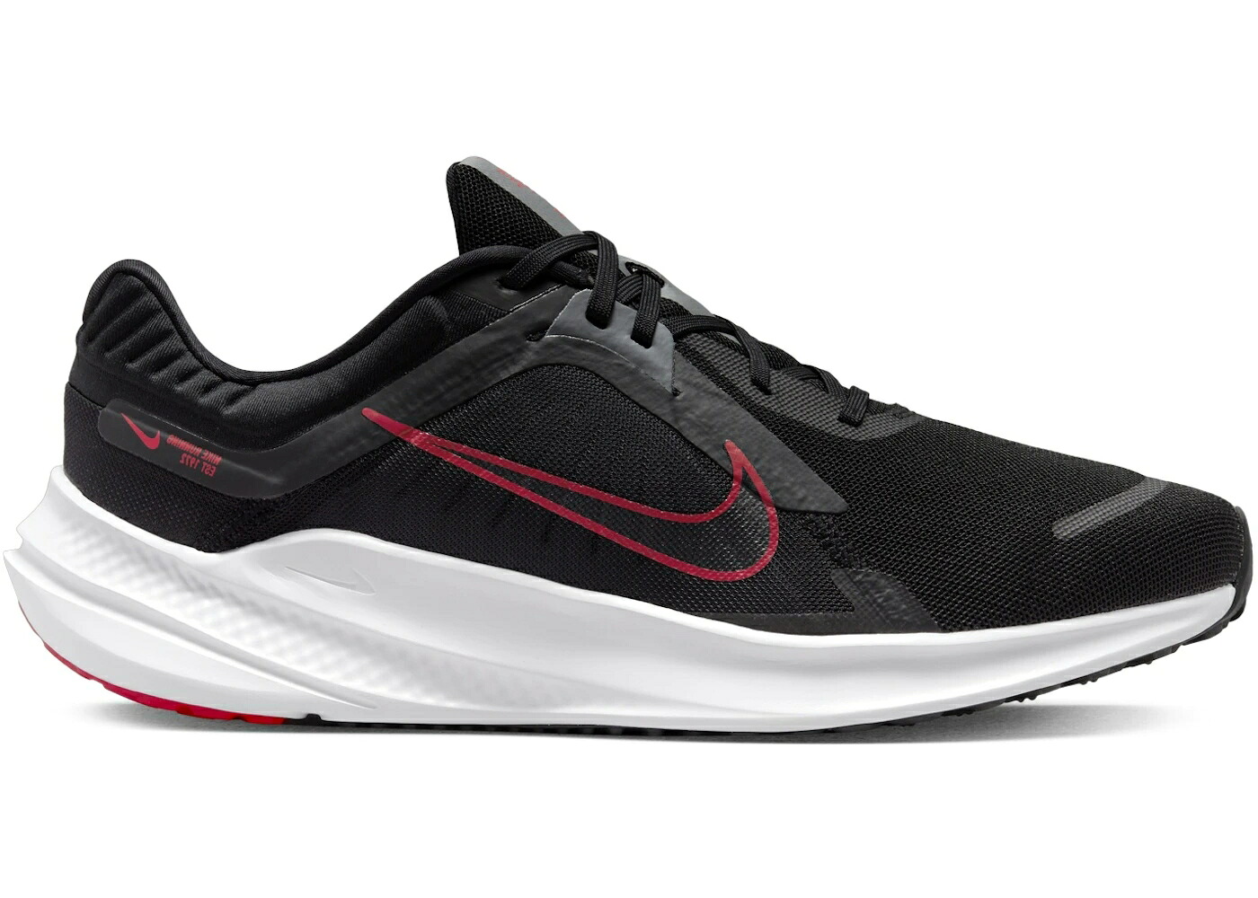 ナイキ 黒いこと 黒いこと 薄墨色 薄墨色 赤 赤いこと スニーカー メンズ NIKE QUEST 5 BLACK SMOKE GREY UNIVERSITY RED / BLACK SMOKE GREY UNIVERSITY RED