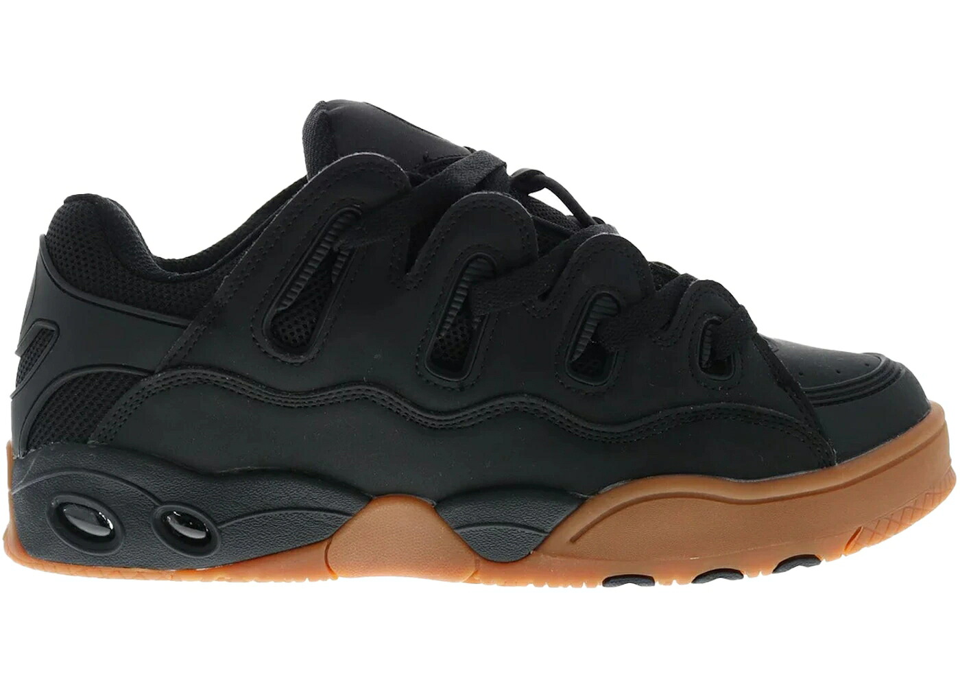 オサイラス オシ栗鼠 黒いこと 黒いこと スニーカー メンズ OSIRIS D3 OG BLACK GUM / BLACK BLACK GUM