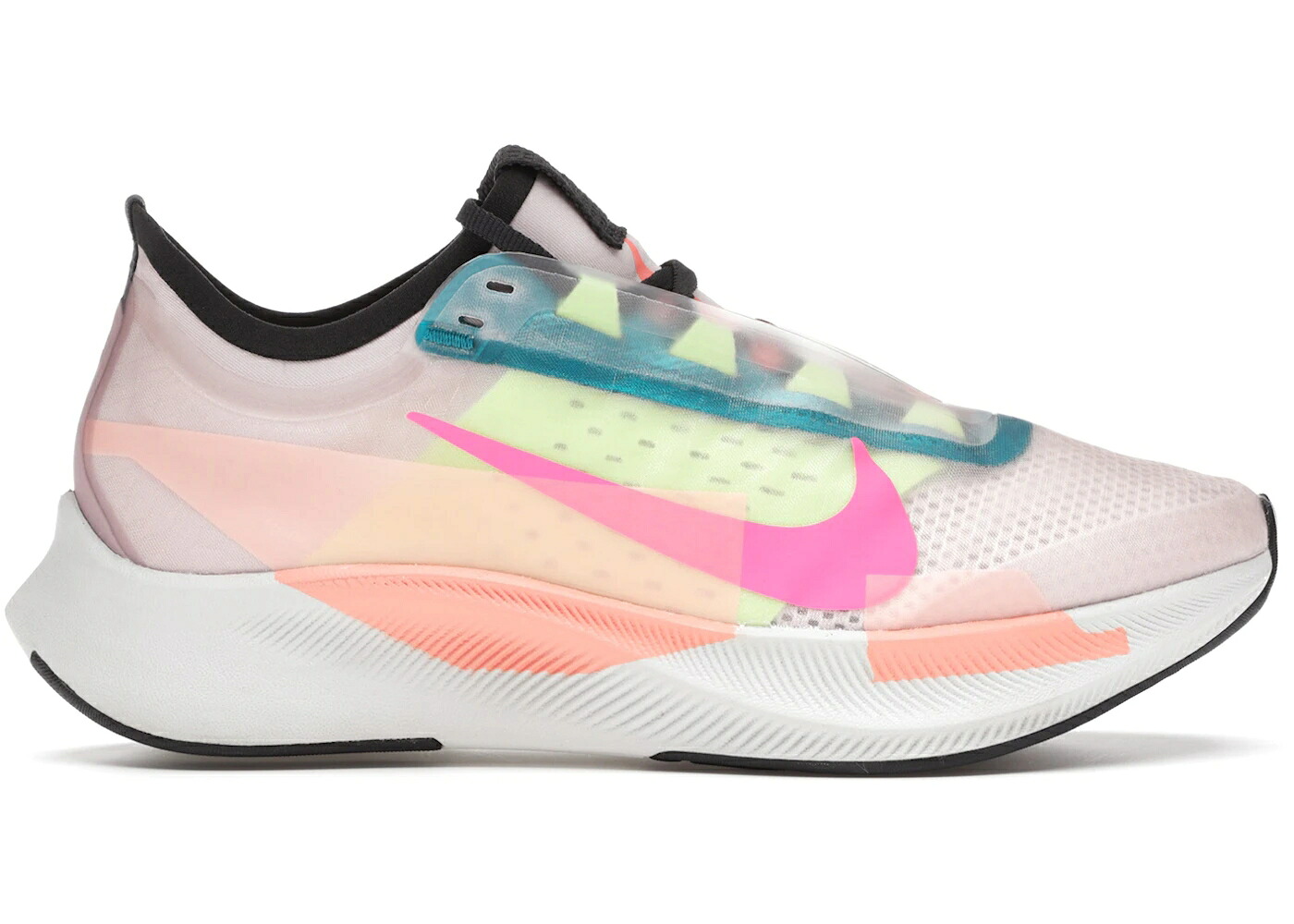 ナイキ 望遠レンズ 割り増し金 サクラ色 サクラ色 望遠レンズ飛球 WOMEN\u0027S スニーカー レディース NIKE ZOOM FLY 3 PREMIUM BARELY ROSE (WOMEN\u0027S) / BARELY ROSE ATOMIC PINK DARK