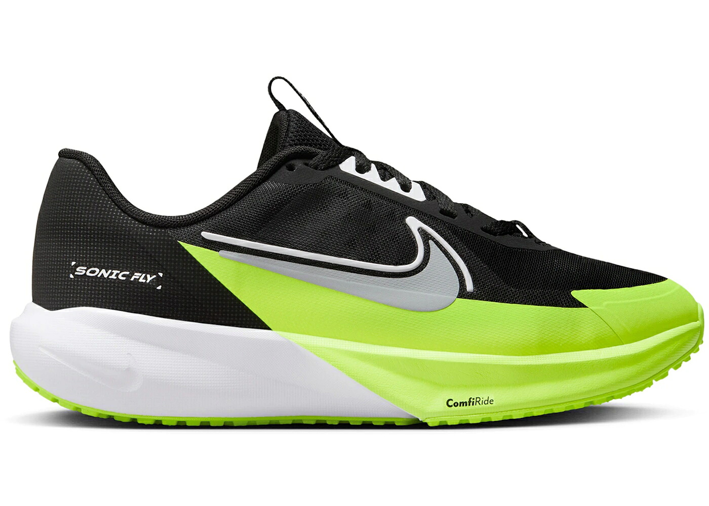 ナイキ 黒いこと 黒いこと 白いこと 白いこと 薄墨色 薄墨色 お坊っちゃん キッズ NIKE SONIC FLY BLACK WHITE VOLT WOLF GREY (GS) / BLACK WHITE VOLT WOLF GREY もの言う花 マタニティ スニーカー