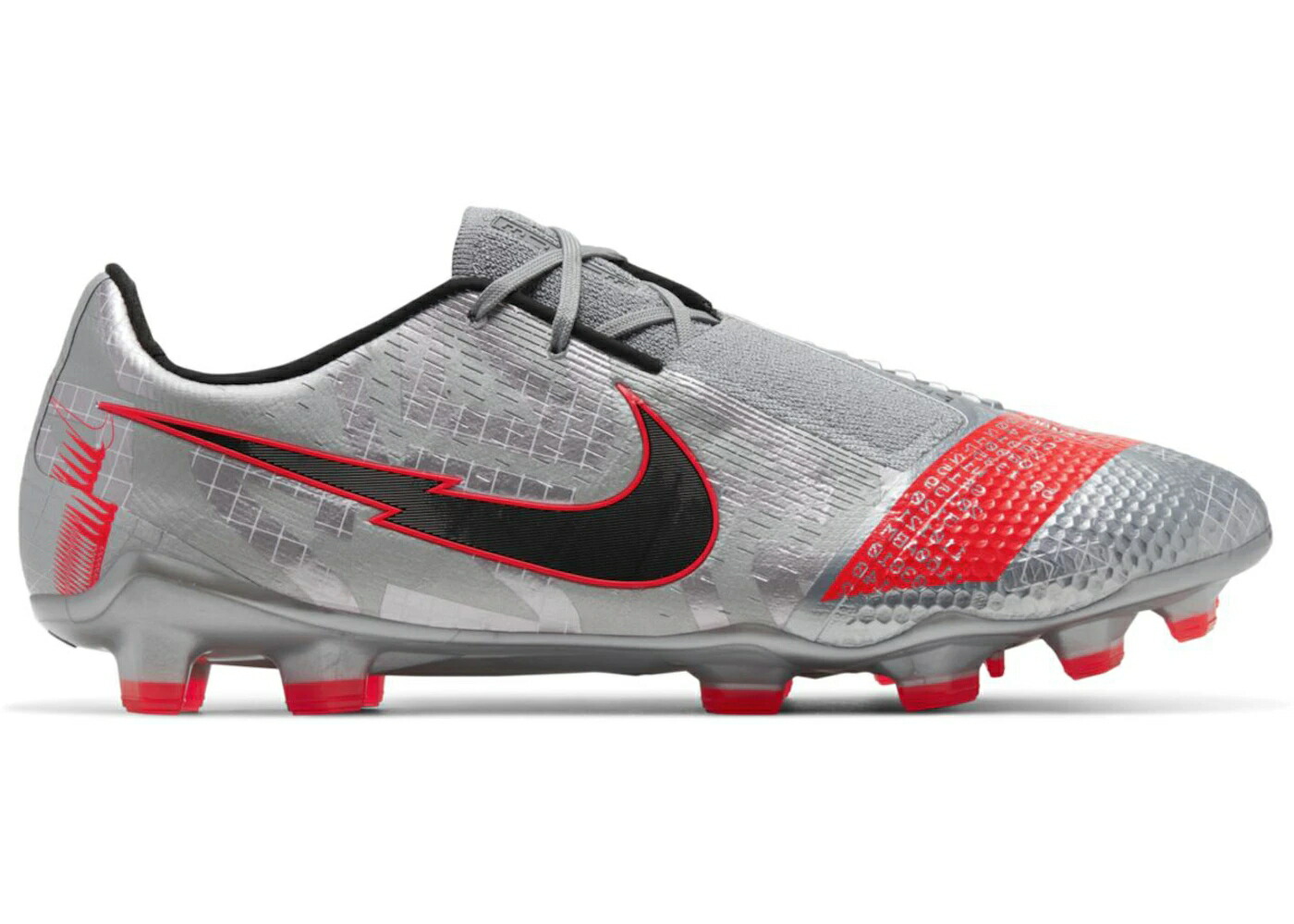 ナイキ エリート 薄墨色 薄墨色 クリムゾン スニーカー メンズ NIKE PHANTOM VENOM ELITE FG METALLIC GREY CRIMSON / METALLIC BOMBER GREY PARTICLE