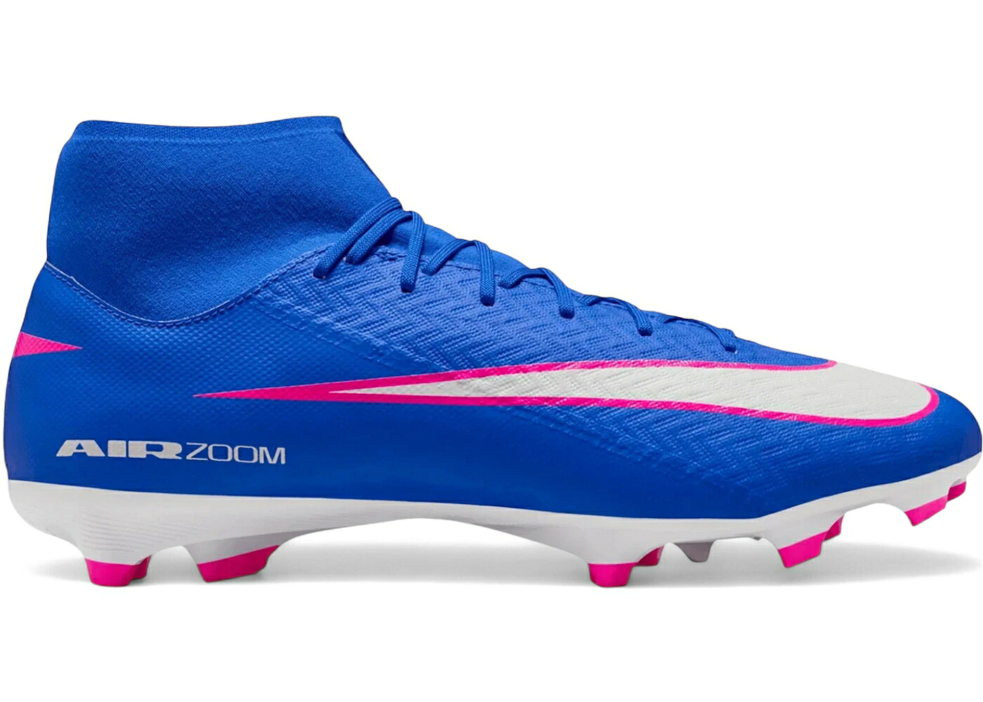 ナイキ 望遠レンズ 翰林院 青味 青み 白いこと 白いこと スニーカー メンズ NIKE ZOOM MERCURIAL SUPERFLY 10 ACADEMY MG ATTACK PACK / RACER BLUE WHITE