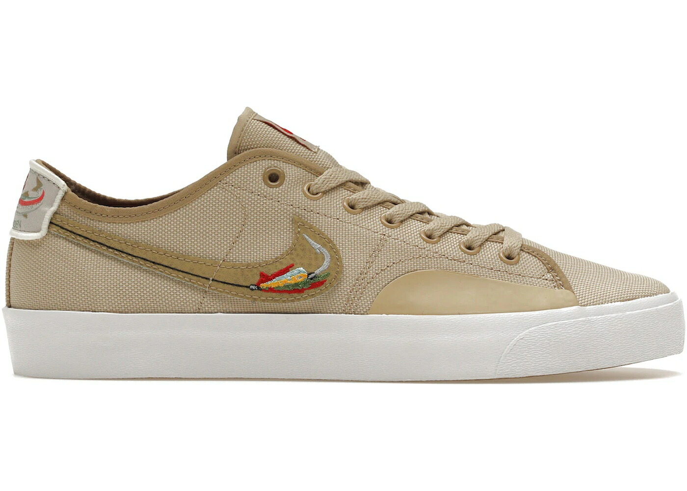 ナイキ エスビー ブレイザー 厚地の外套 ベージュ スニーカー メンズ NIKE SB BLAZER COURT DAAN VAN DER LINDEN GRAIN / GRAIN PARACHUTE BEIGE