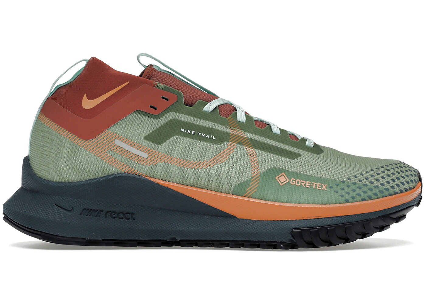ナイキ リアクト ペガサス ゴアテックス 橙 オレンジ色 スニーカー メンズ NIKE REACT PEGASUS TRAIL 4 GORE-TEX ALLIGATOR ORANGE TRANCE / ALLIGATOR ORANGE TRANCE MINT
