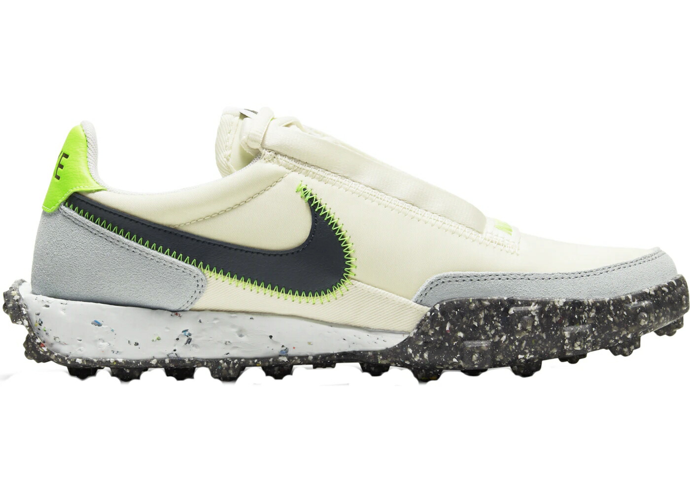 ナイキ ワーヘル 象牙色 緑 緑であること WOMEN\u0027S スニーカー レディース NIKE WAFFLE RACER CRATER PALE IVORY ELECTRIC GREEN (WOMEN\u0027S) / PALE IVORY ELECTRIC GREEN PHOTON