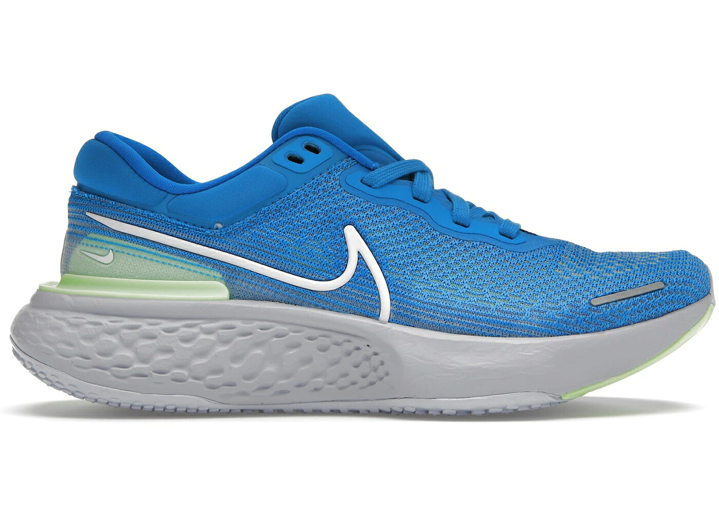 ナイキ 幽客 飛球編み物 青碧 青碧 菩提樹 スニーカー メンズ NIKE ZOOMX INVINCIBLE RUN FLYKNIT BLUE ORBIT / BLUE ORBIT LIME GLOW FOOTBALL
