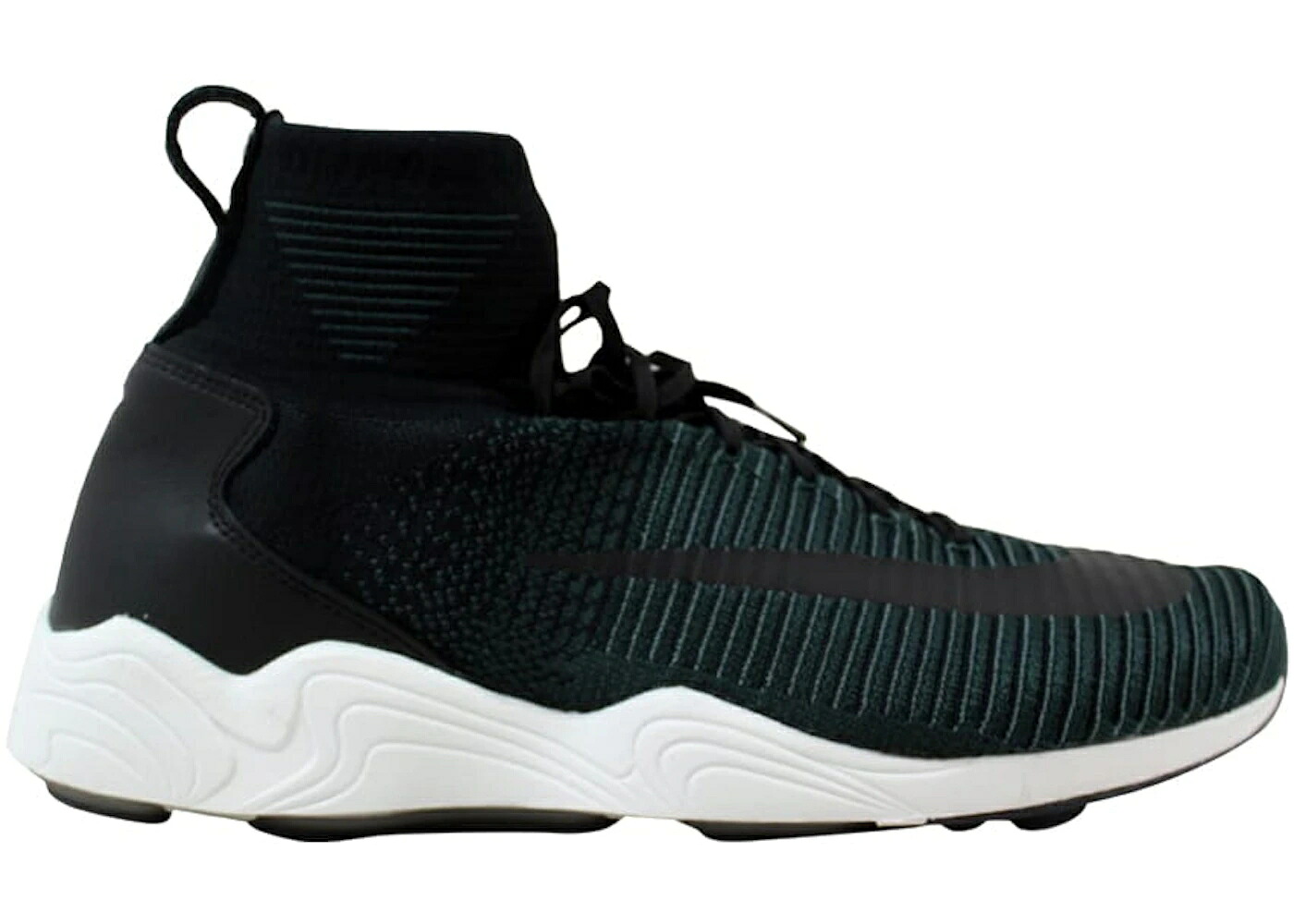 ナイキ 望遠レンズ 飛球編み物 黒いこと 黒いこと スニーカー メンズ NIKE ZOOM MERCURIAL XI FLYKNIT FC BLACK/BLACK-HASTA-SEAWEED / BLACK BLACK HASTA SEAWEED スニーカー-メンズ靴