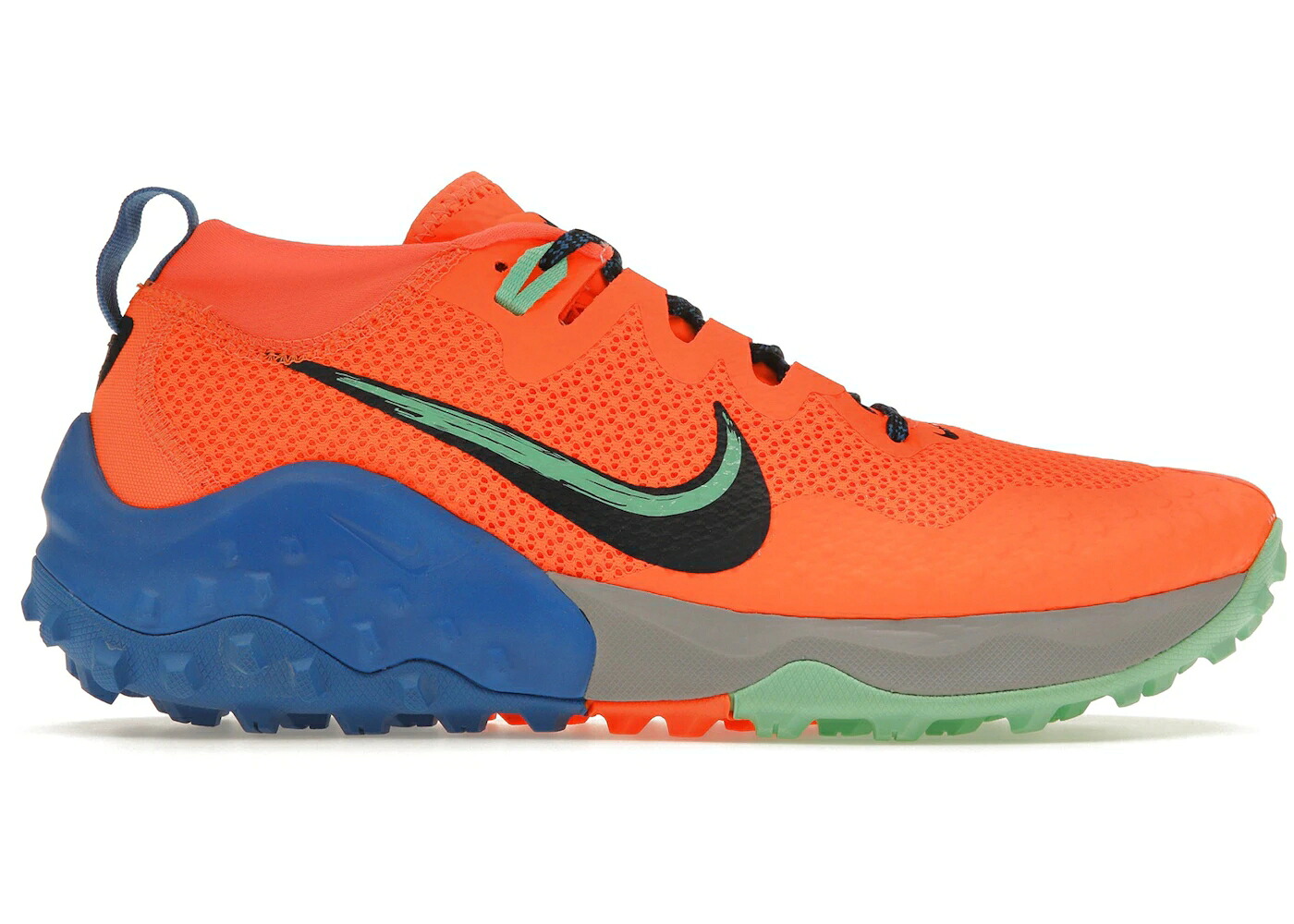 ナイキ 野球クラブ 橙 オレンジ色 青味 青み 緑 緑であること スニーカー メンズ NIKE WILDHORSE 7 TEAM ORANGE SIGNAL BLUE / TOTAL ORANGE GREEN GLOW SIGNAL