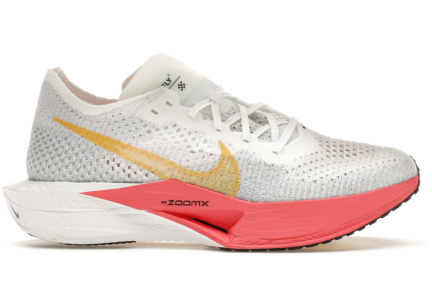 ナイキ 白いこと 白いこと ゴールド 純然たる WOMEN\u0027S スニーカー レディース NIKE ZOOMX VAPORFLY 3 WHITE TOPAZ GOLD SEA CORAL (WOMEN\u0027S) / WHITE TOPAZ GOLD SEA CORAL PURE