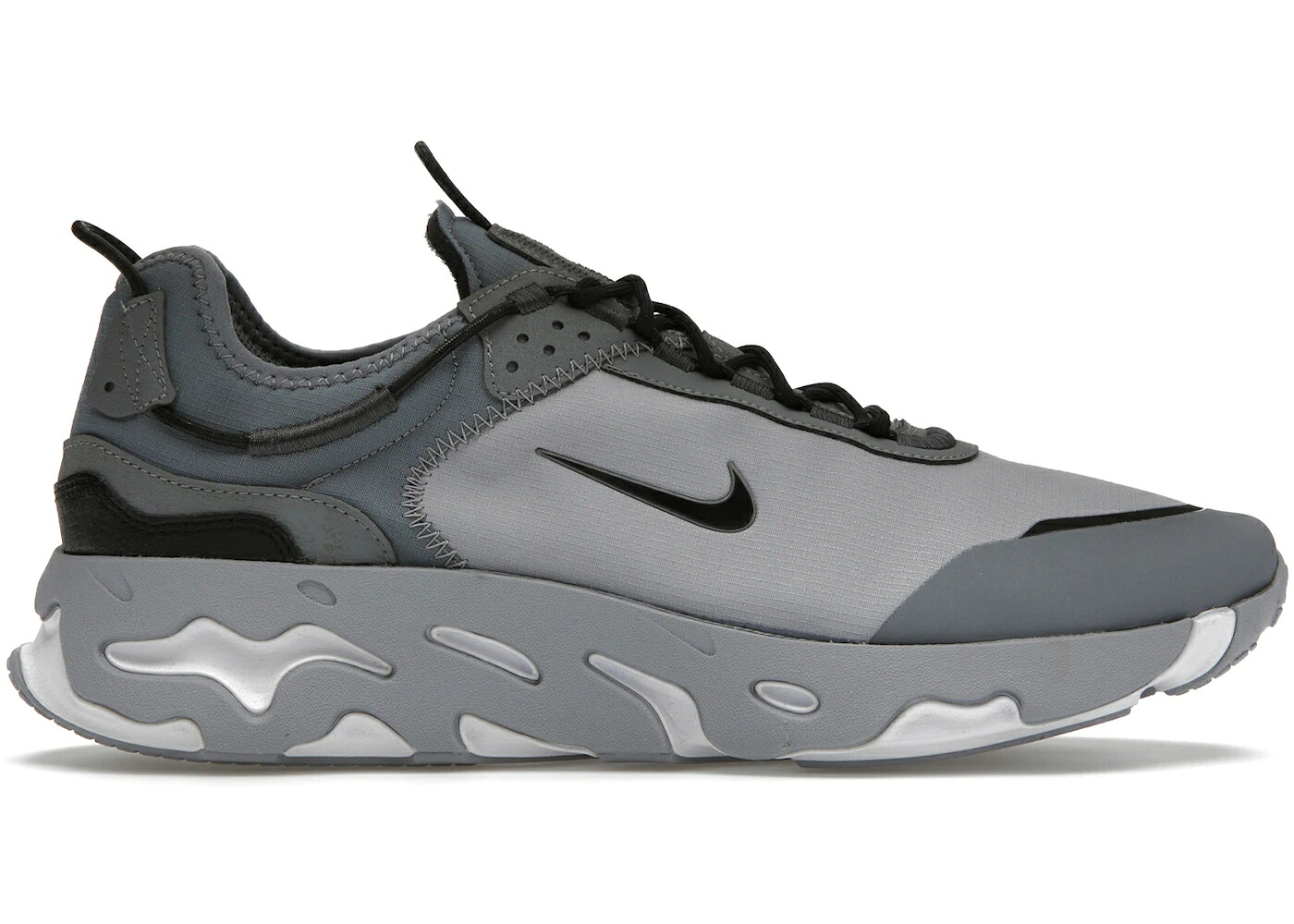 ナイキ リアクト スタジアム 灰色 グレー クール 白色 ホワイト スニーカー メンズ NIKE REACT LIVE SE STADIUM GREY / STADIUM GREY COOL GREY WHITE｜スニケス