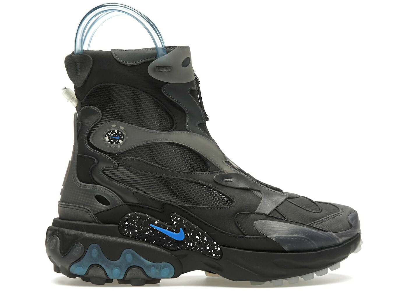 ナイキ リアクト ブーツ アンダー押しかぶせる 黒いこと 黒いこと 青み 青色 スニーカー メンズ NIKE REACT BOOT UNDERCOVER BLACK / BLACK ANTHRACITE BLUE