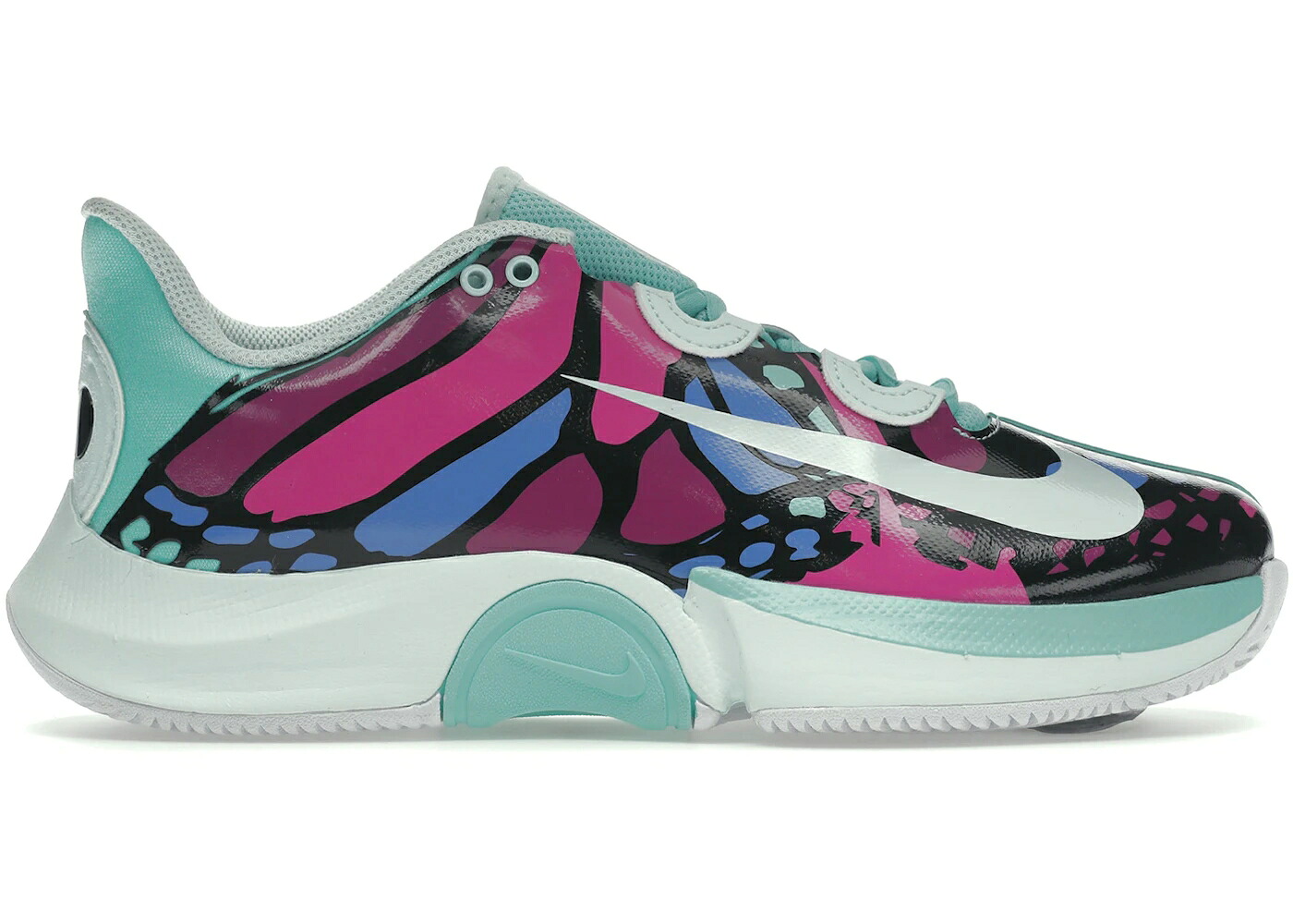 ナイキ 厚地の外套 望遠レンズ ターボ アクア WOMEN\u0027S スニーカー レディース NIKE COURT AIR ZOOM GP TURBO NAOMI OSAKA AQUA (WOMEN\u0027S) / AQUA MULTICOLOR 靴-スニーカー-レディース靴
