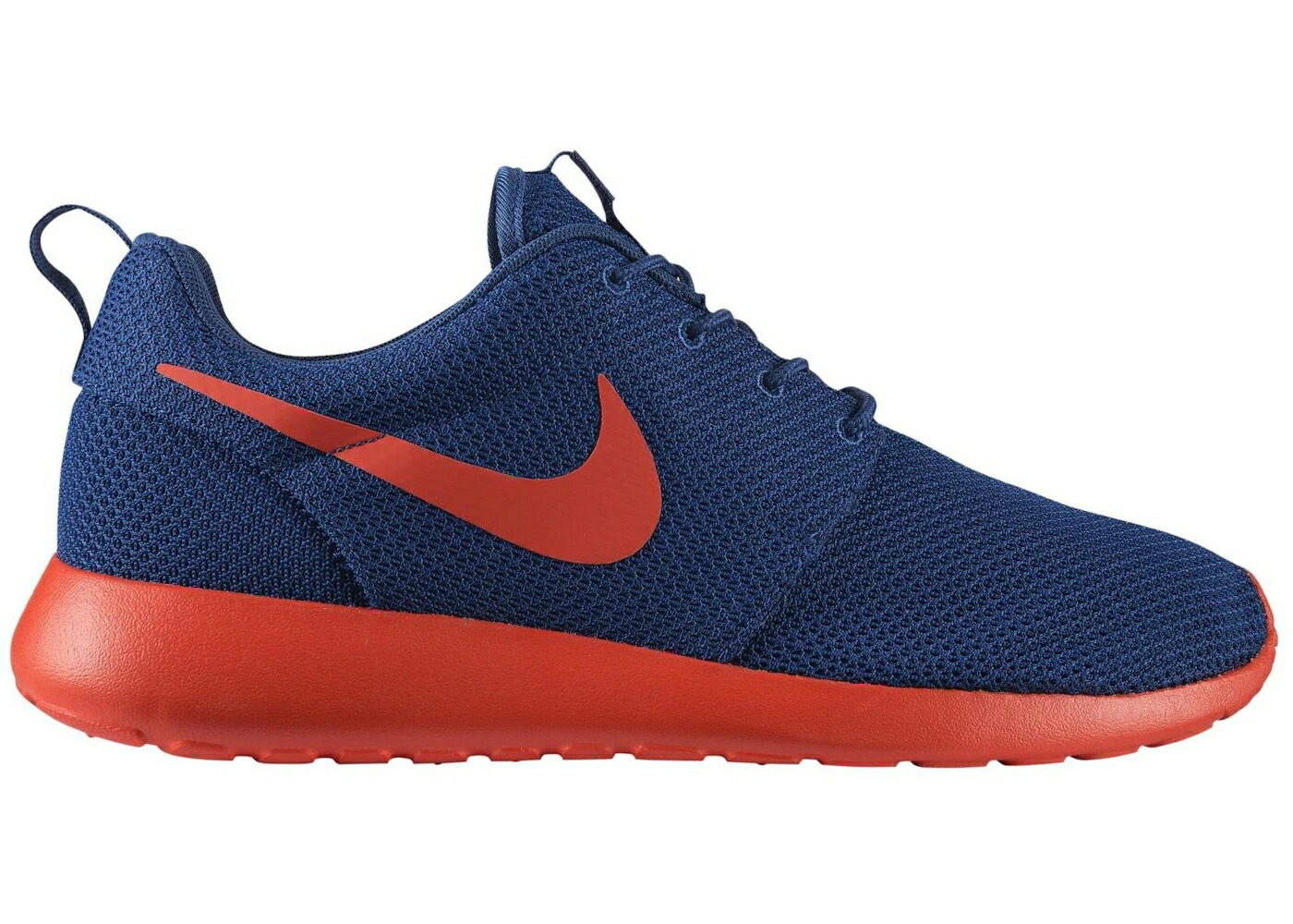 ナイキ ラン 青色 ブルー チーム 橙 オレンジ スニーカー メンズ NIKE ROSHE RUN DARK ROYAL ORNAGE / DARK ROYAL BLUE TEAM ORANGE VOLT