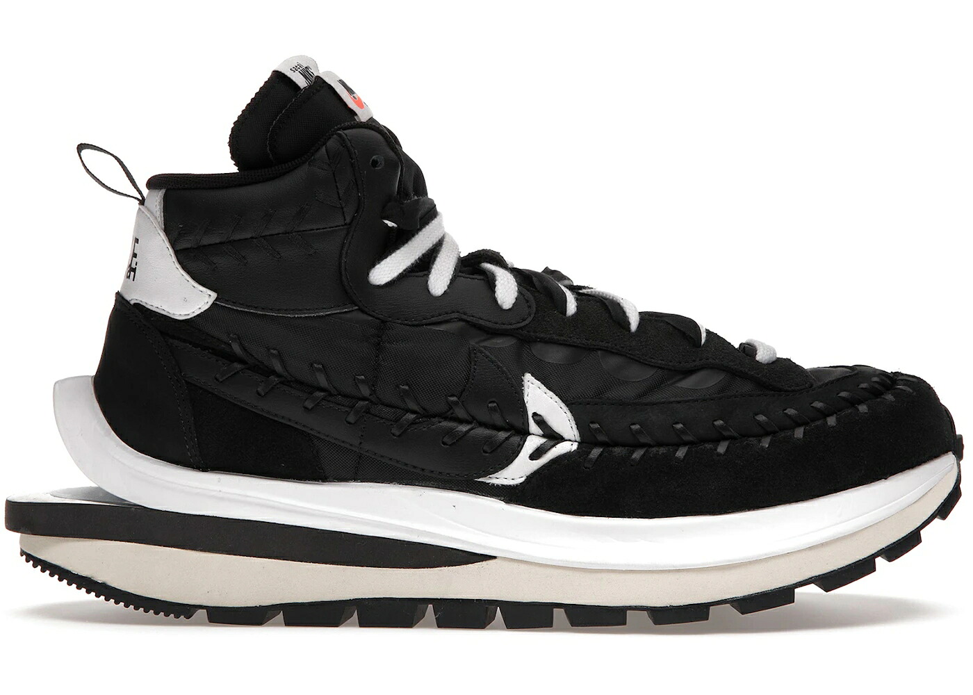 ナイキ 極点 黒いこと 黒いこと 白いこと 白いこと スニーカー メンズ NIKE VAPORWAFFLE SACAI JEAN PAUL GAULTIER BLACK WHITE / BLACK BLACK WHITE
