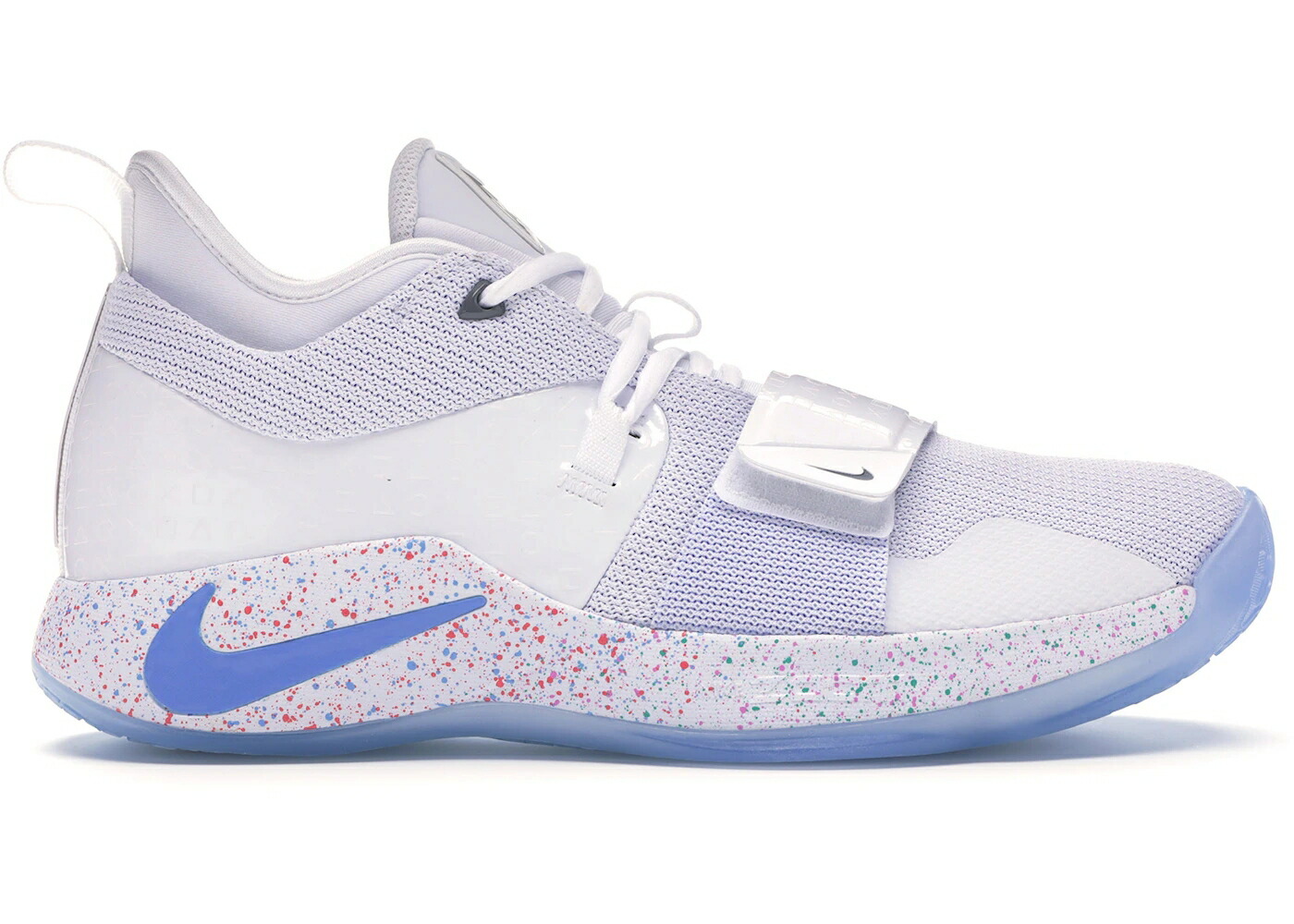 ナイキ 白いこと 白いこと 2.5 スニーカー メンズ NIKE PG PLAYSTATION WHITE / WHITE MULTI COLOR