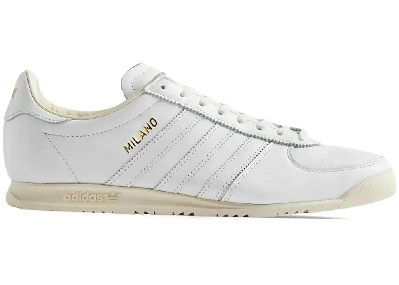 アディダス 白いこと 白いこと 皮膚軟化剤 END. スニーカー メンズ ADIDAS MILANO MIG MADE IN GERMANY WHITE / FOOTWEAR WHITE CREAM
