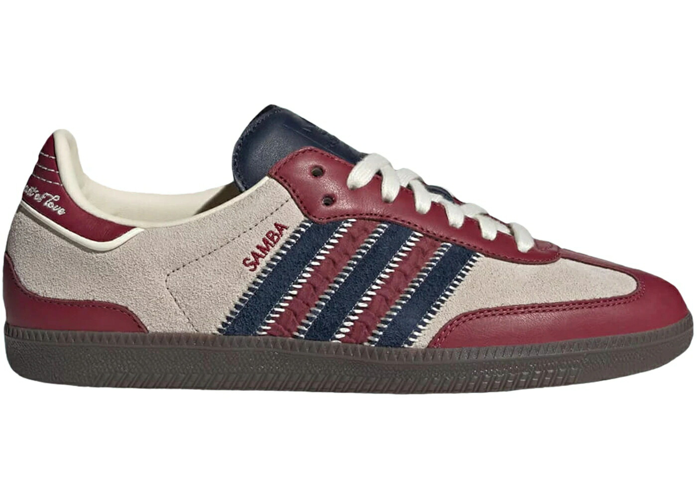 アディダス サンバ マルーン ベージュ 紺色 米国海軍 スニーカー メンズ ADIDAS SAMBA OG NOTITLE MAROON / MAROON BEIGE NAVY DARK GUM
