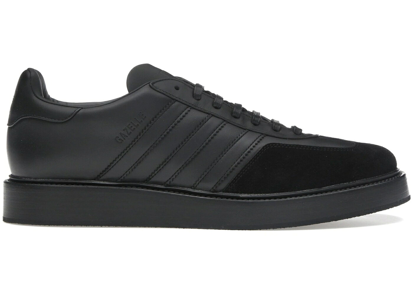 アディダス ガゼル 中核グループ 黒いこと 黒いこと スニーカー メンズ ADIDAS GAZELLE INDOOR CORE BLACK MADE IN ITALY / CORE BLACK CORE BLACK CORE BLACK