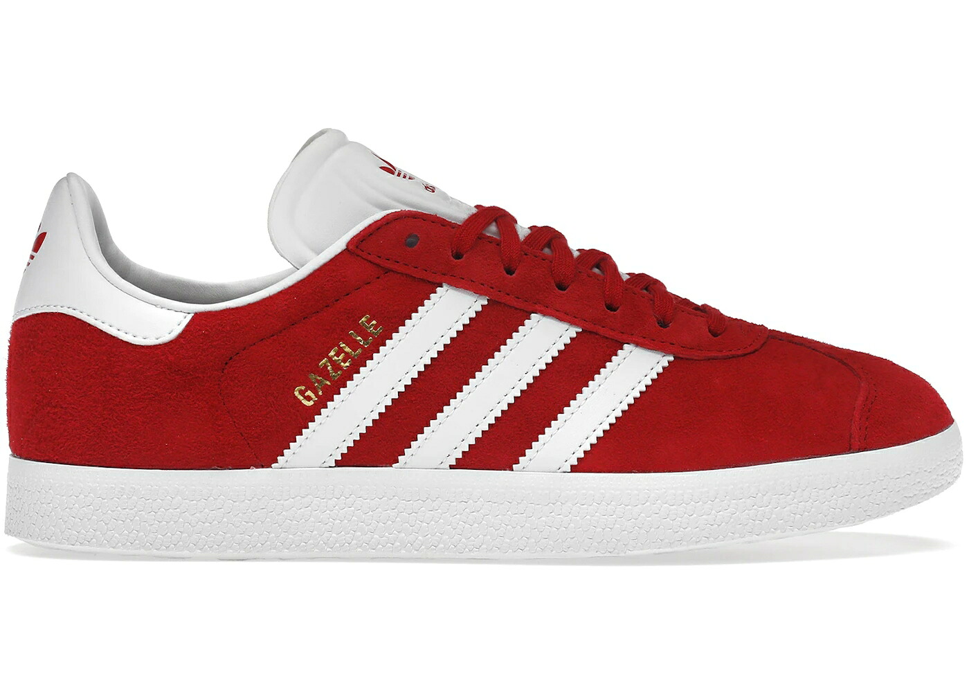 アディダス ガゼル 力強さ 赤 赤いこと 白いこと 白いこと ゴールド スニーカー メンズ ADIDAS GAZELLE POWER RED / POWER RED WHITE GOLD METALLIC
