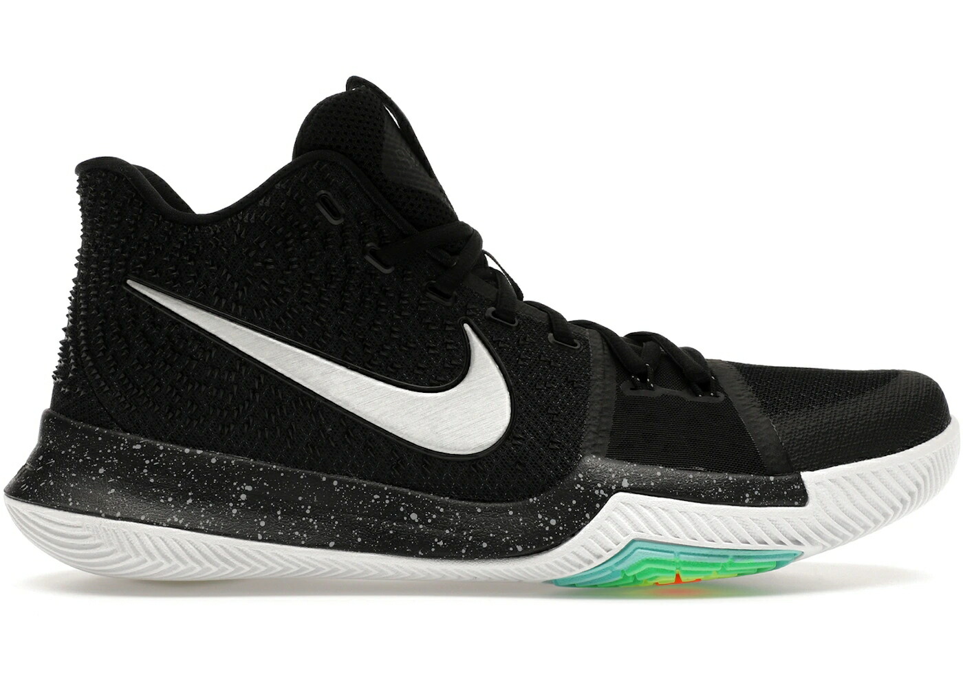 ナイキ カイリー 黒いこと 黒いこと クリムゾン 薄墨色 薄墨色 スニーカー メンズ NIKE KYRIE 3 BLACK ICE / BLACK TOTAL CRIMSON DARK GREY