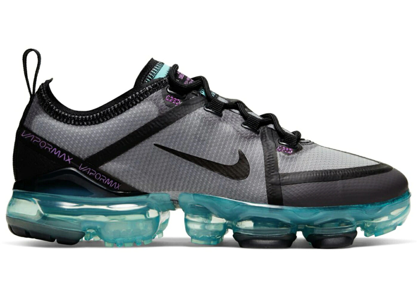 ナイキ サンダー 薄墨色 薄墨色 黒いこと 黒いこと エアヴェイパーマックス お坊っちゃん キッズ NIKE AIR VAPORMAX 2019 THUNDER GREY AURORA (GS) / THUNDER GREY BLACK AURORA もの言う花 マタニティ スニーカー