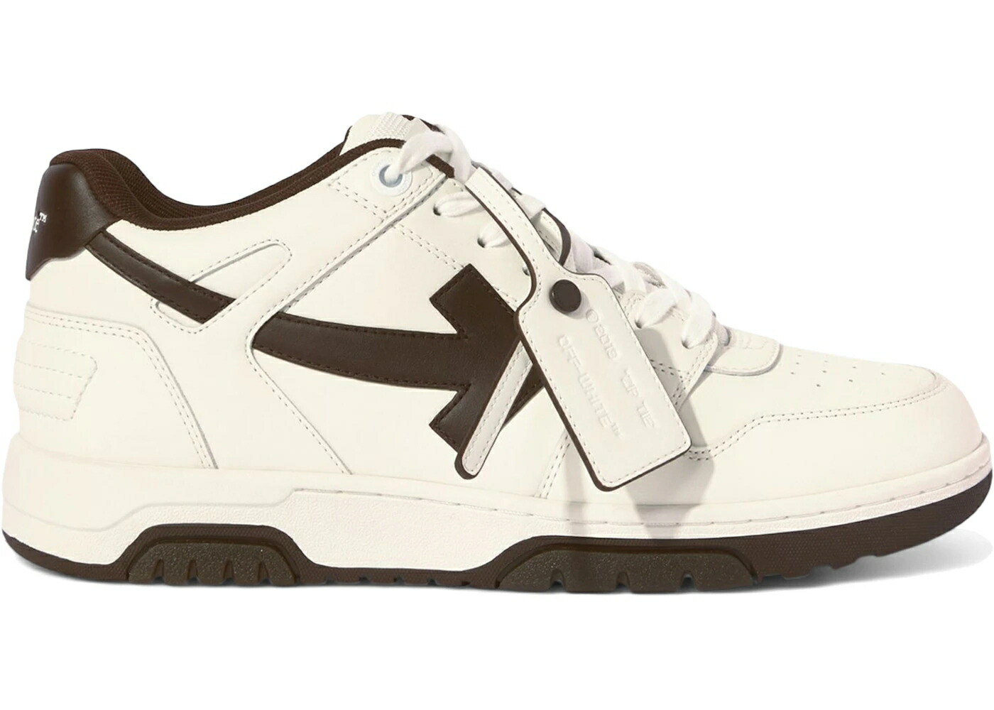 オフホワイト 白色 ホワイト \"OOO\" スニーカー メンズ OFF-WHITE OUT OF OFFICE LOW TOPS WHITE CHOCOLATE / WHITE CHOCOLATE