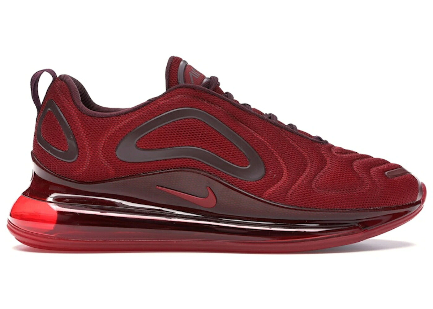 ナイキ マックス チーム 赤 レッド ナイト マルーン エアマックス スニーカー メンズ NIKE AIR MAX 720 TEAM RED / UNIVERSITY RED NIGHT MAROON TEAM