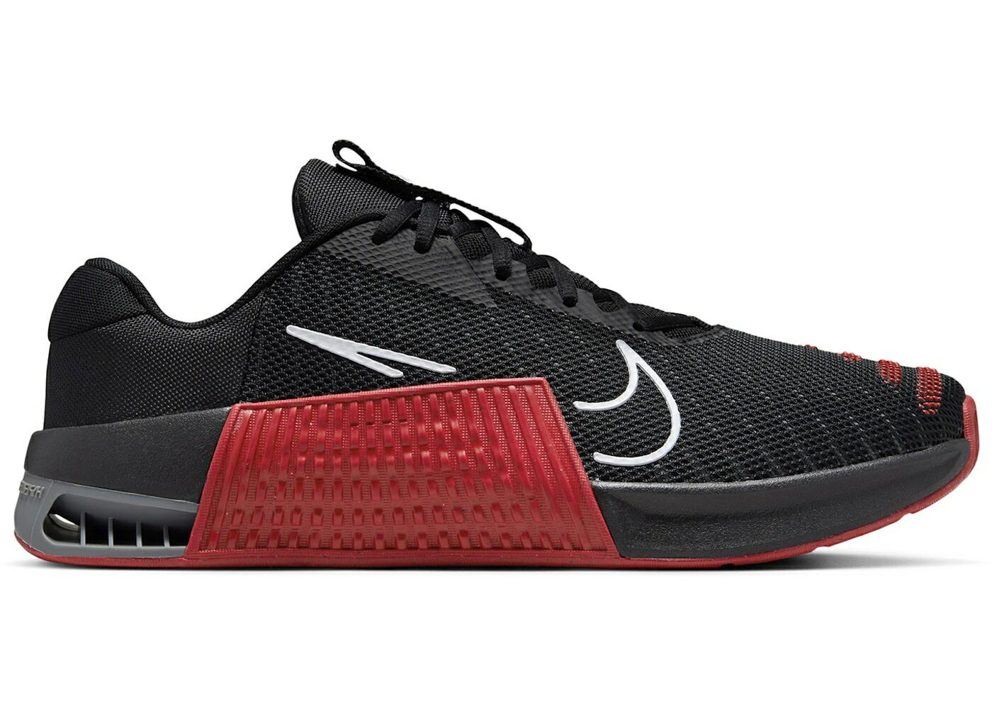 ナイキ 黒いこと 黒いこと 赤 赤いこと 薄墨色 薄墨色 スニーカー メンズ NIKE METCON 9 結核症 BLACK UNIVERSITY RED / BLACK UNIVERSITY RED SMOKE GREY