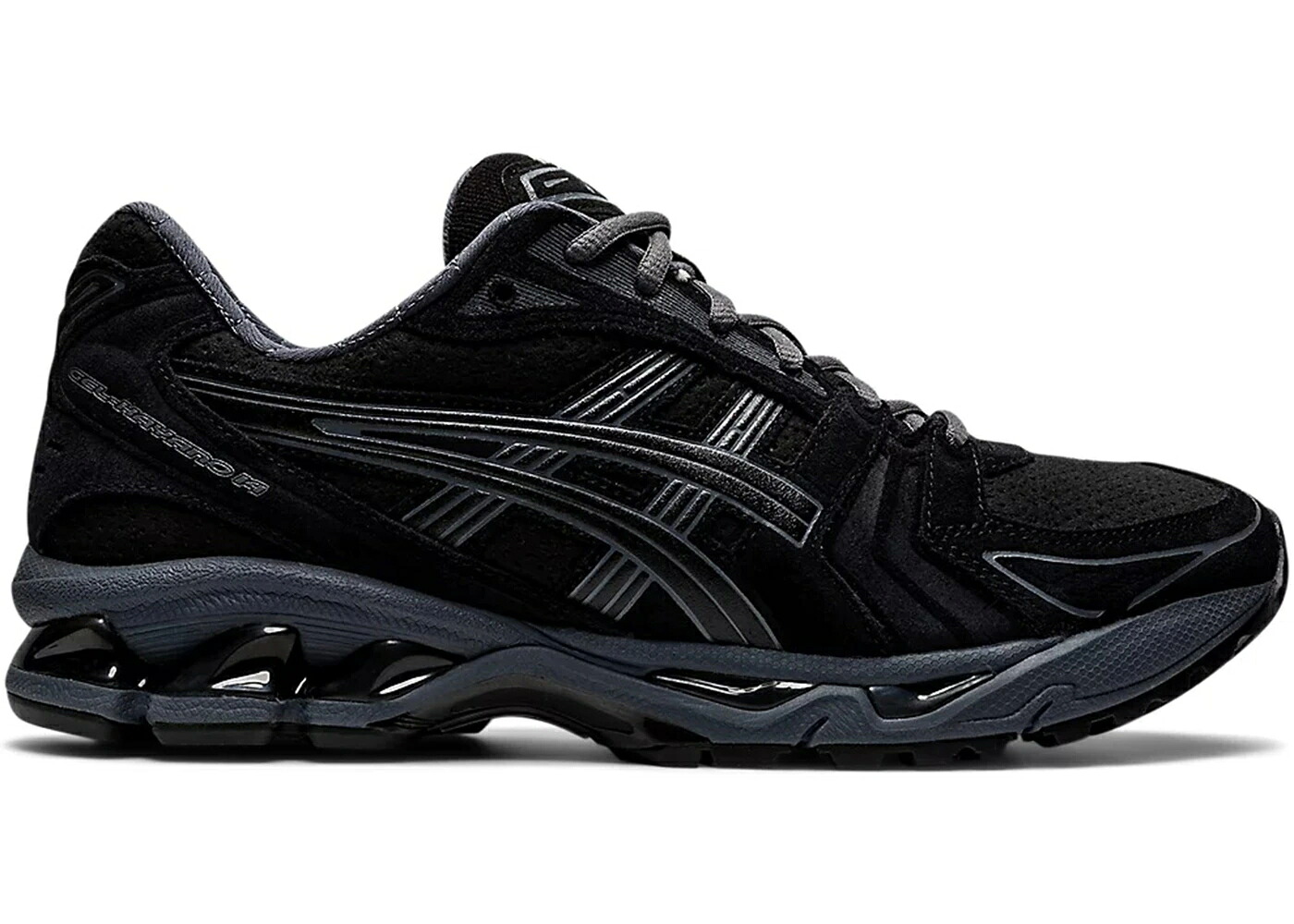 アシックス 黒色 ブラック 灰色 グレー スニーカー メンズ ASICS GEL-KAYANO 14 BLACK CARRIER GREY / BLACK CARRIER GREY