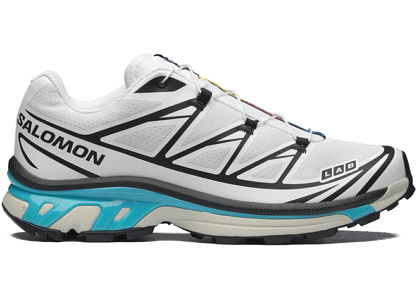 サロモン 黒いこと 黒いこと 白いこと 白いこと 青碧 青碧 スニーカー メンズ SALOMON XT-6 BLACK WHITE BLUE CURACAO / BLACK WHITE BLUE CURACAO