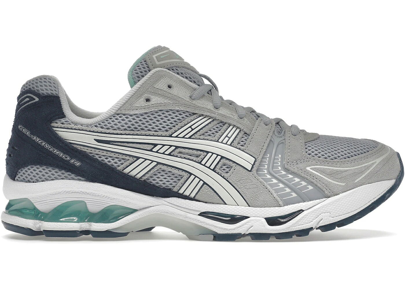 アシックス 薄墨色 薄墨色 アクア 白いこと 白いこと スニーカー メンズ ASICS GEL-KAYANO 14 PIEDMONT GREY AQUA / PIEDMONT GREY WHITE GREY