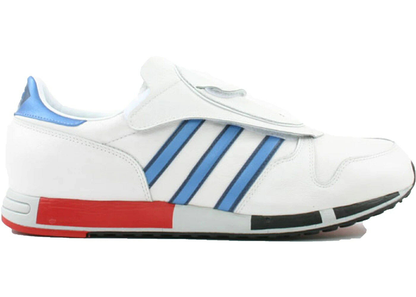 アディダス 白いこと 白いこと 青碧 青碧 赤 赤いこと スニーカー メンズ ADIDAS MICROPACER WHITE / WHITE BLUE RED