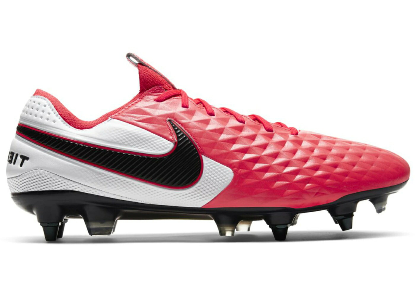 ナイキ ティエンポ レジェンド エリート レーザー クリムゾン 黒色 ブラック 白色 ホワイト スニーカー メンズ NIKE TIEMPO LEGEND 8 ELITE SG-PRO AC LASER CRIMSON / LASER CRIMSON BLACK WHITE