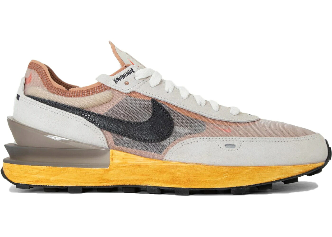 ナイキ ワーヘル 赤 赤いこと 薄墨色 薄墨色 自然的 スニーカー メンズ NIKE WAFFLE ONE SE THE WHITAKER GROUP / DYED RED GREY NATURAL