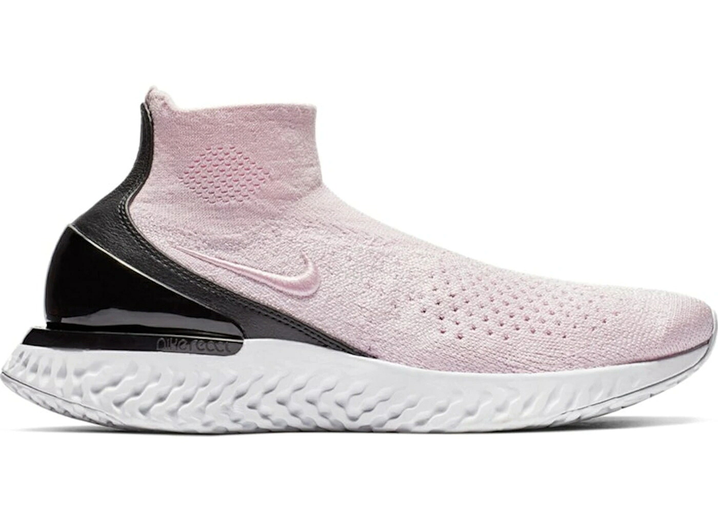 ナイキ ライズ リアクト 飛球編み物 サクラ色 黒いこと 黒いこと WOMEN\u0027S スニーカー レディース NIKE RISE REACT FLYKNIT PINK FOAM (WOMEN\u0027S) / PINK FOAM PINK FOAM BLACK