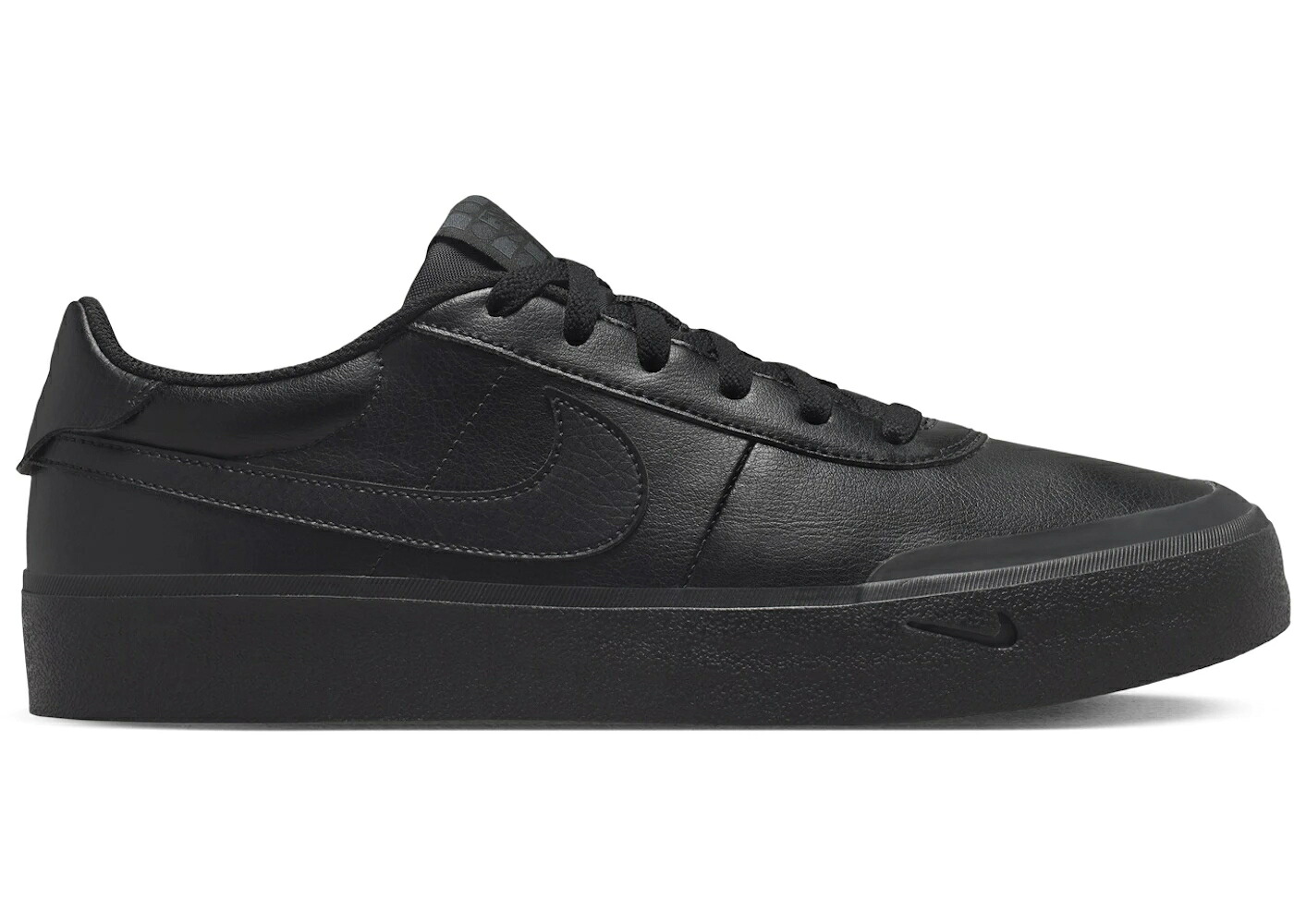 ナイキ 厚地の外套 黒いこと 黒いこと スニーカー メンズ NIKE COURT SHOT BLACK / BLACK BLACK
