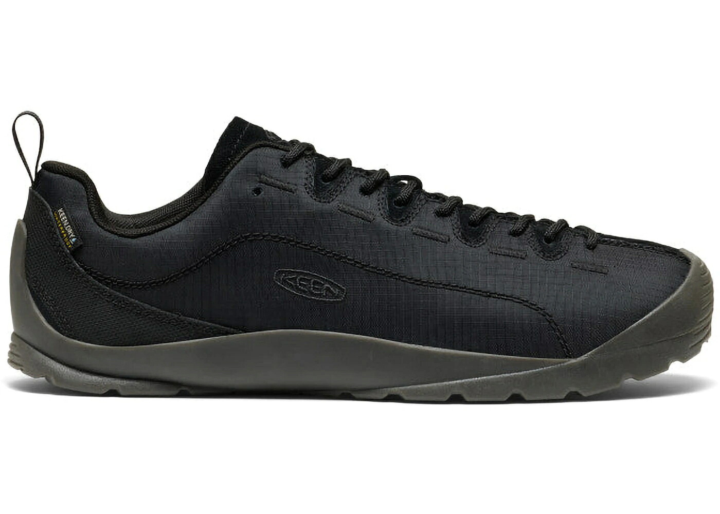 キーン ナイロン 黒いこと 黒いこと スニーカー メンズ KEEN JASPER NYLON WATERPROOF BLACK /