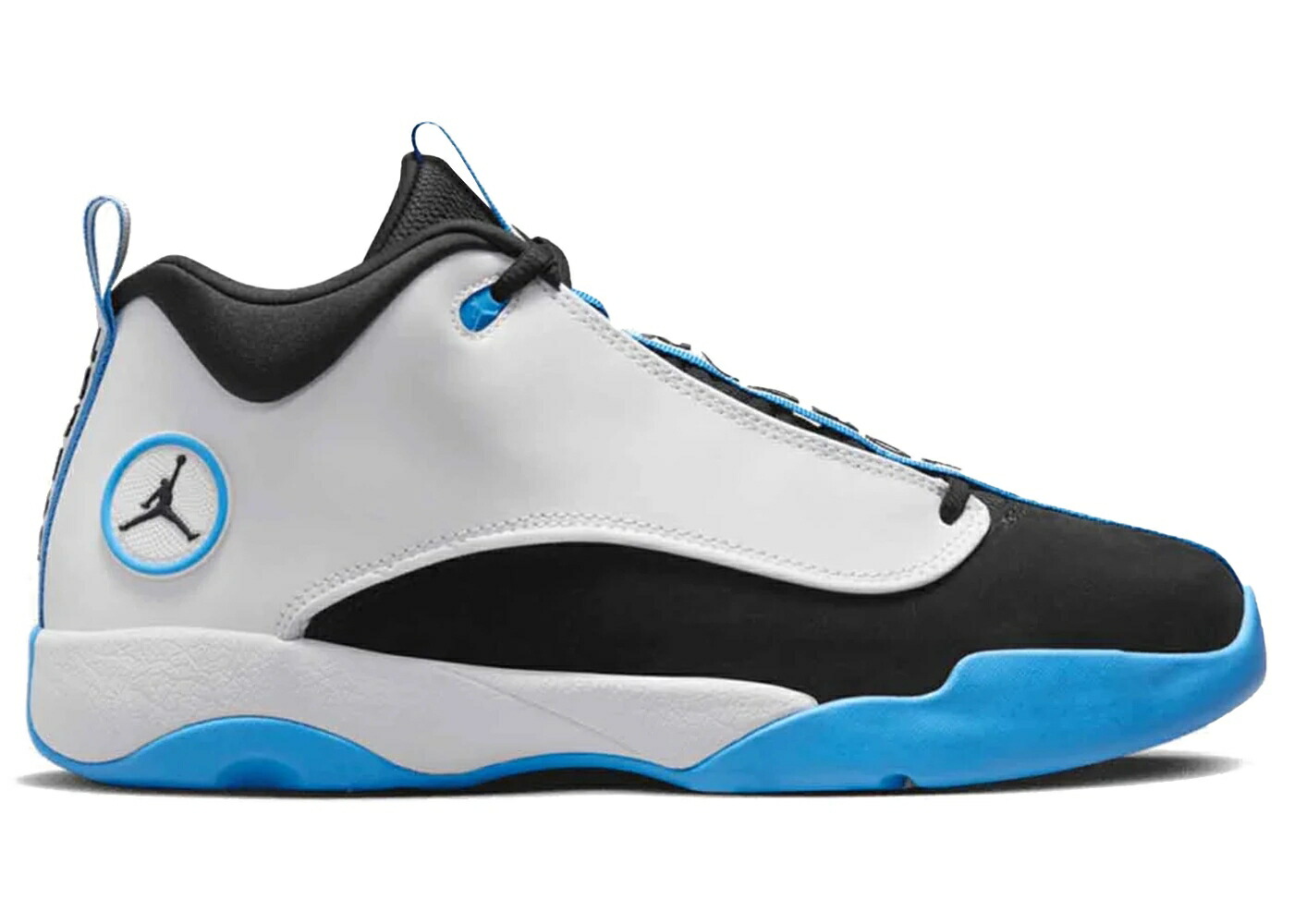 ナイキ ジョーダン ジャンプマン プロ クイック 白色 ホワイト 青色 ブルー 黒色 ブラック スニーカー メンズ JORDAN JUMPMAN PRO QUICK WHITE UNIVERSITY BLUE / WHITE UNIVERSITY BLUE BLACK