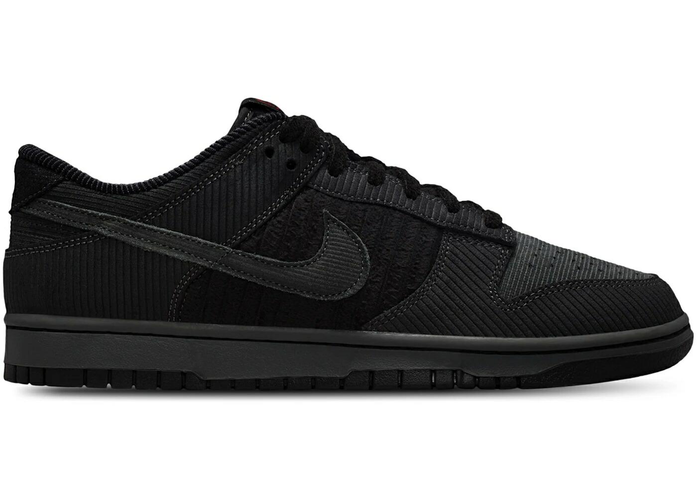 ナイキ ダンク 割り増し金 黒いこと 黒いこと コール天 ダンクロー スニーカー メンズ NIKE DUNK LOW RETRO PREMIUM BLACK CORDUROY / BLACK ANTHRACITE ANTHRACITE