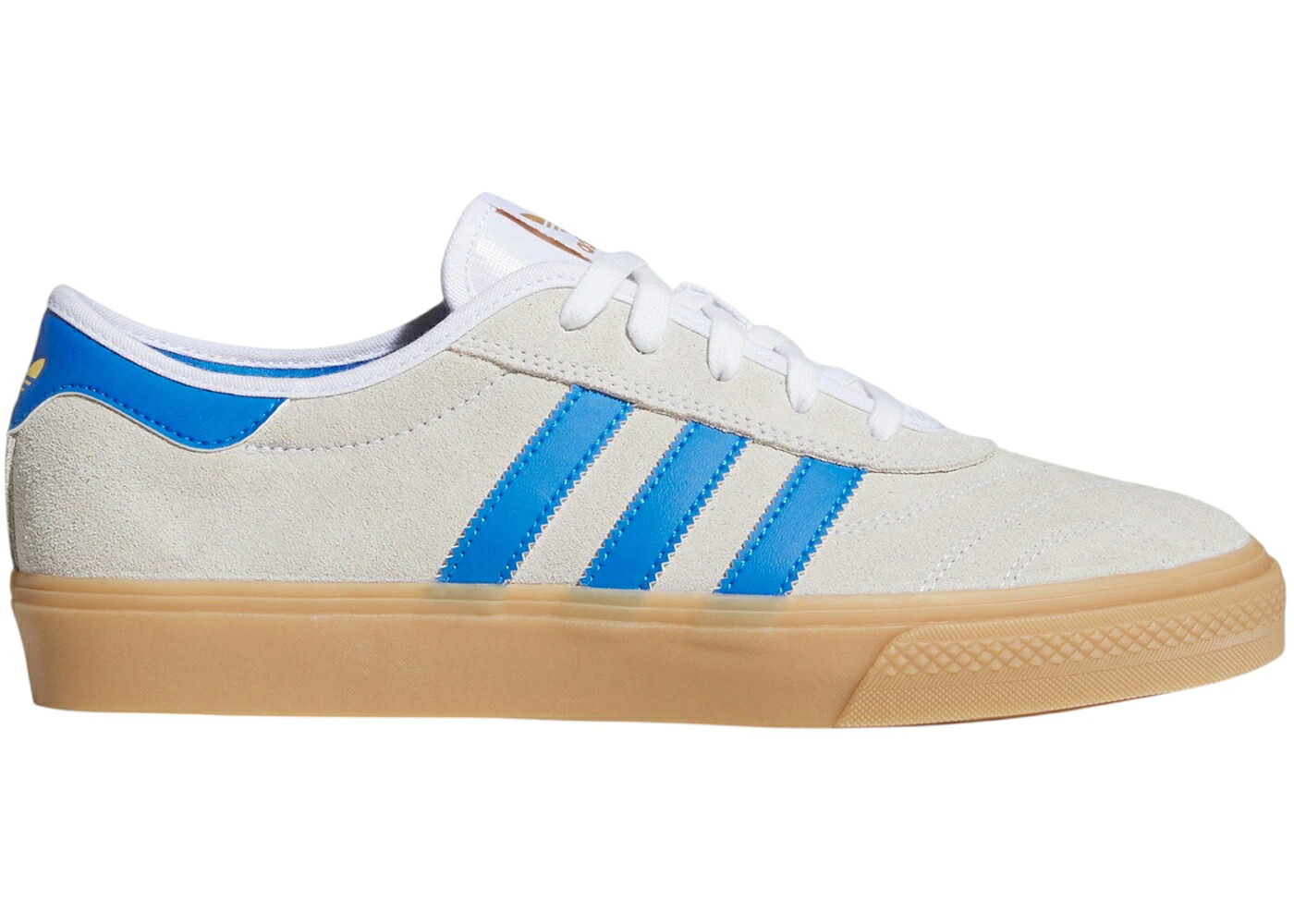 アディダス 白色 ホワイト 青色 ブルー スニーカー メンズ ADIDAS ADIEASE CLOUD WHITE BLUE GUM / CLOUD WHITE CLOUD WHITE GUM|スニケス