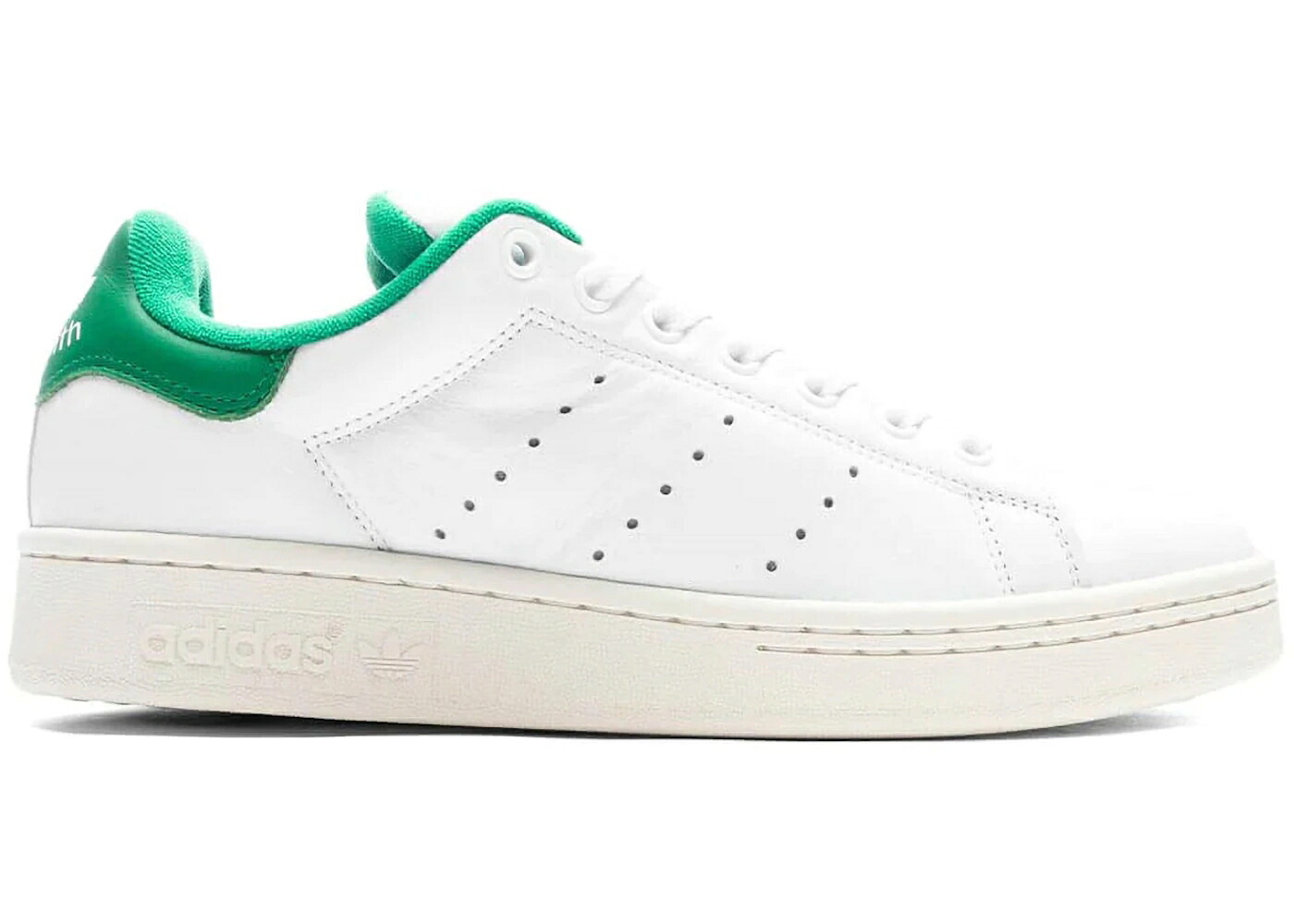 アディダス 白いこと 白いこと 緑 緑であること 見方仕損ない スニーカー メンズ ADIDAS STAN SMITH XLG WHITE GREEN / WHITE GREEN