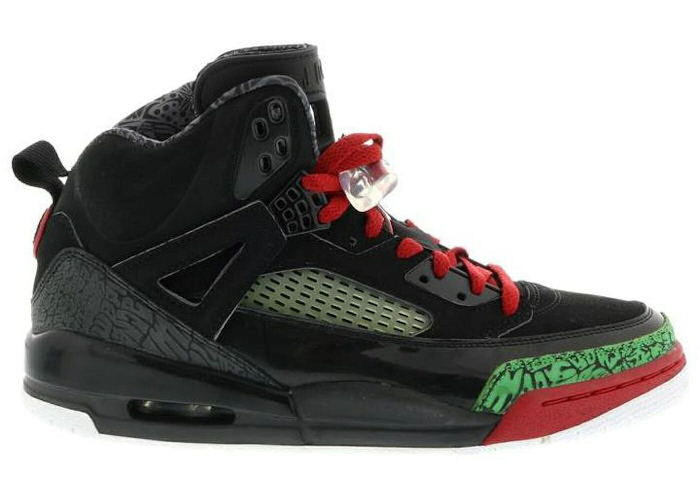 ナイキ ジョーダン 黒色 ブラック 赤 レッド 白色 ホワイト クラシック 緑 グリーン スニーカー メンズ JORDAN SPIZIKE BLACK VARSITY RED / WHITE VARSITY RED CLASSIC GREEN
