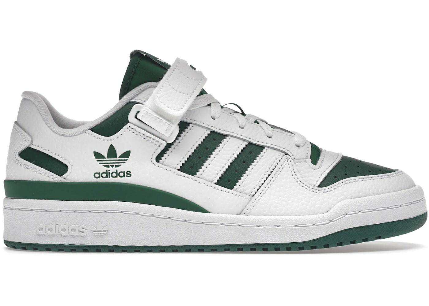 アディダス フォーラム 白色 ホワイト 緑 グリーン スニーカー メンズ ADIDAS FORUM LOW WHITE COLLEGIATE GREEN / FOOTWEAR WHITE COLLEGIATE GREEN