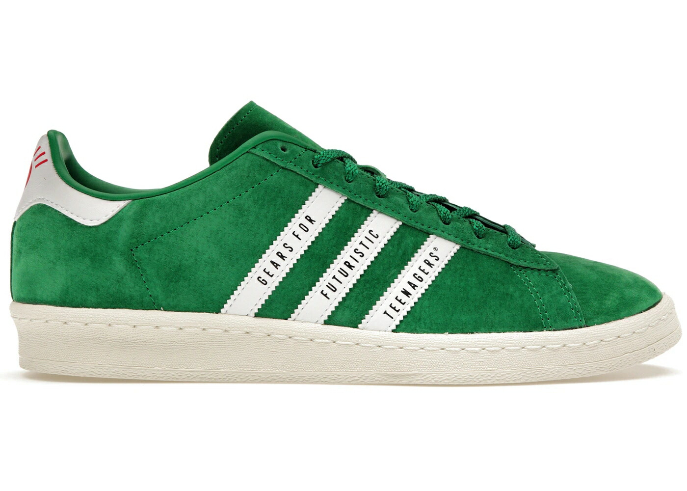 アディダス 校庭 緑 緑であること 白いこと 白いこと スニーカー メンズ ADIDAS CAMPUS HUMAN MADE GREEN / GREEN CLOUD WHITE OFF WHITE